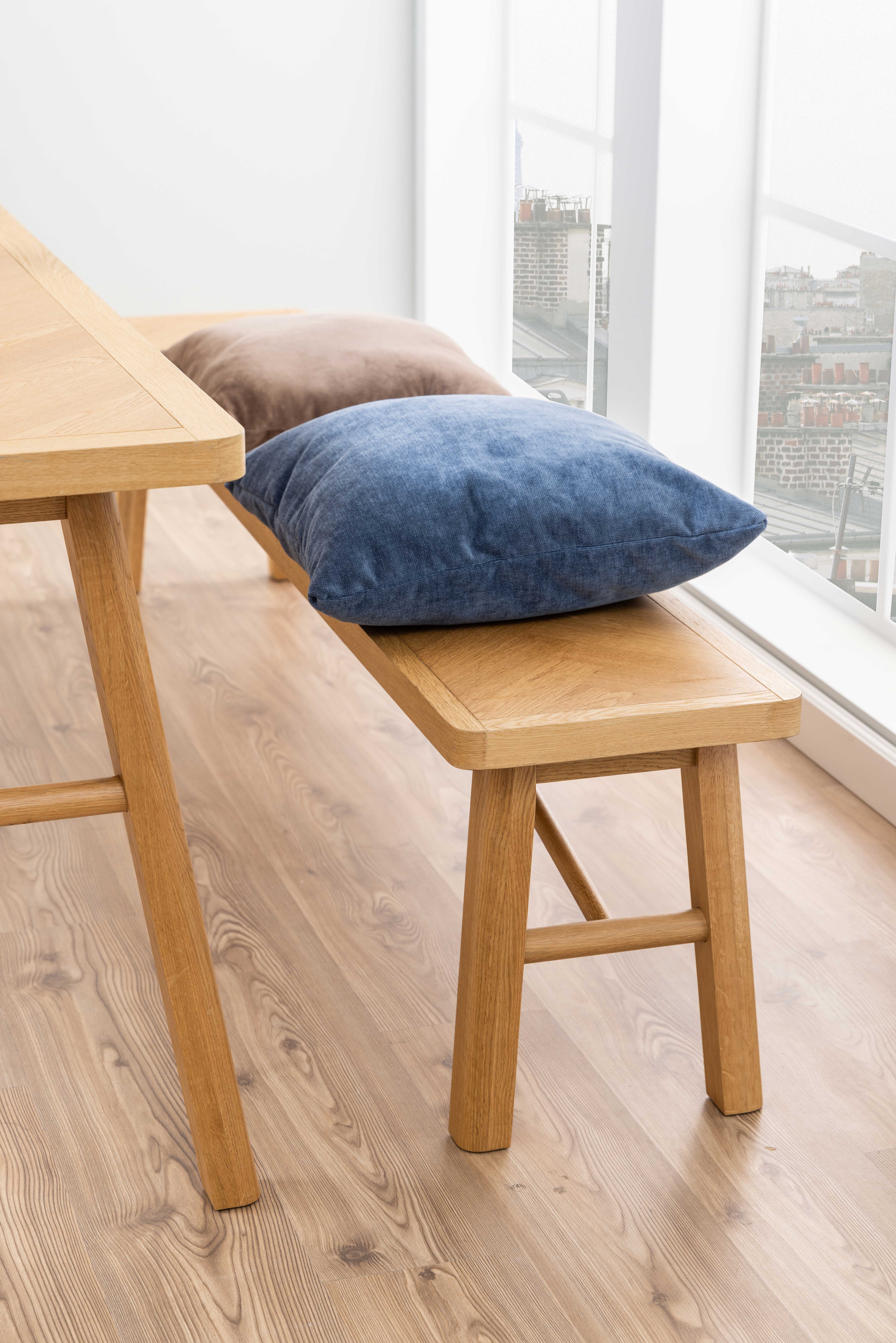 Banc de salle à manger Gaelle 200cm - chêne - Image 10