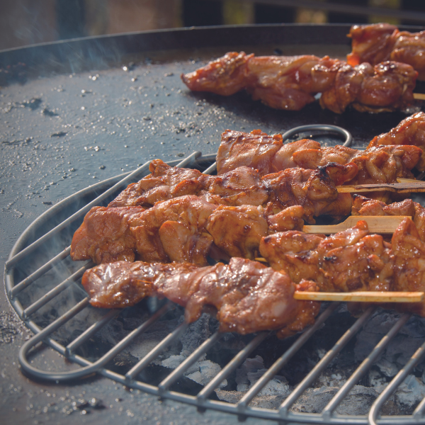 Barbecue avec rangement pour le bois Oryx acier - noir - Image 5