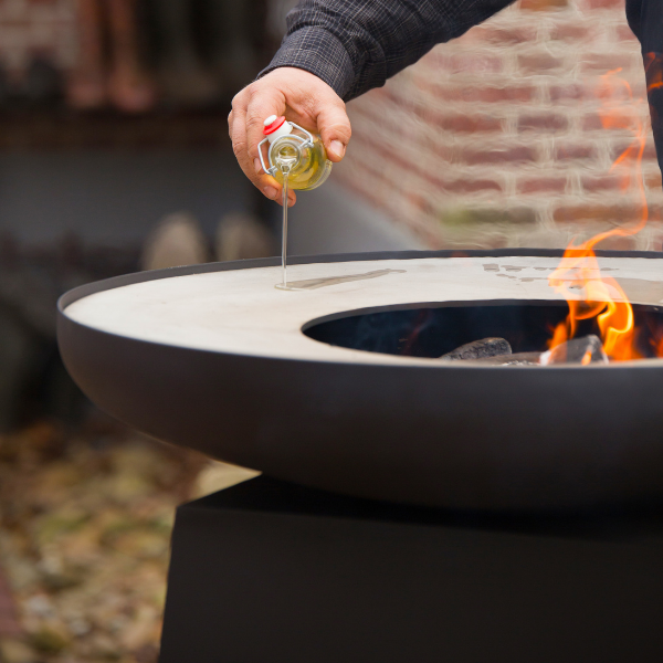 Barbecue avec rangement pour le bois Oryx acier - noir - Image 6