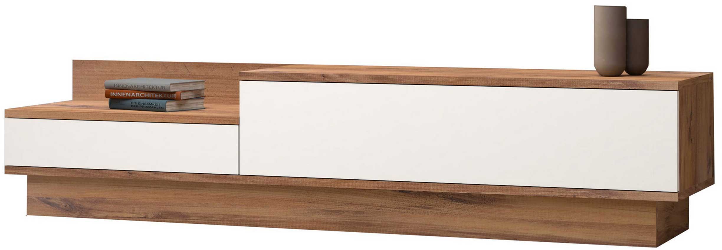 Barko Meuble TV | 100 % MÉLAMINE | Pin Atlantique, blanc - Image 7