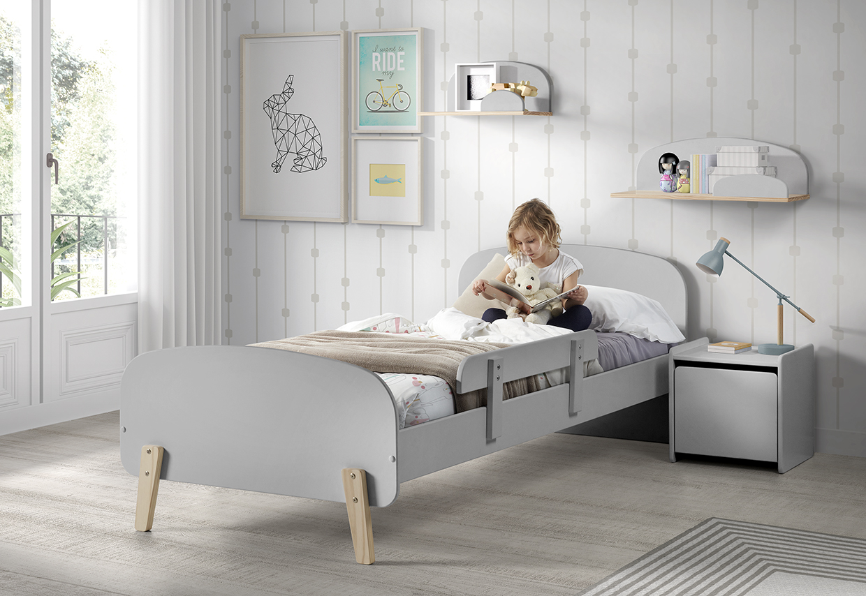 Barrière de lit Kiddy - gris clair - Image 3