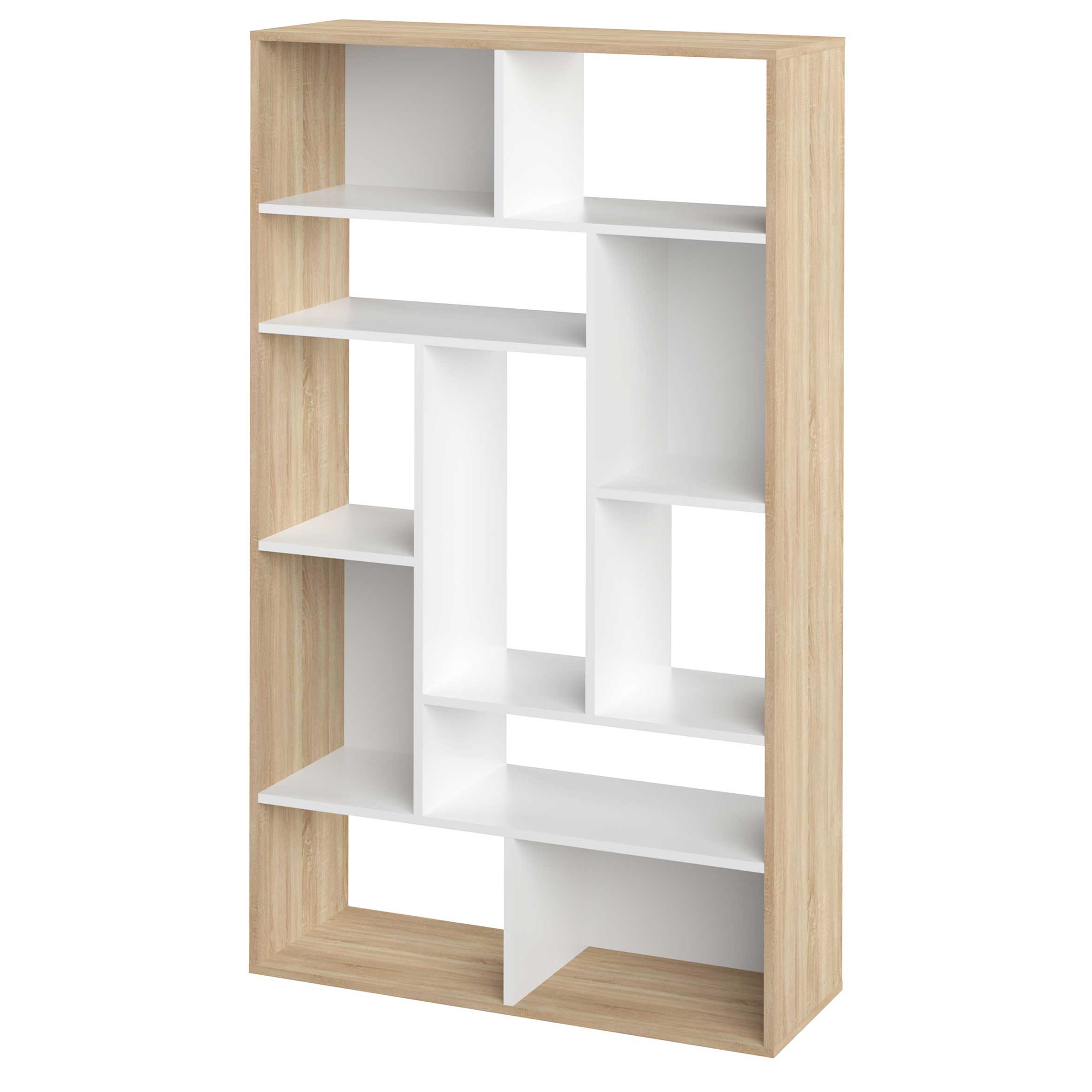 Bibliothèque Bangkok - chêne/blanc - Image 6