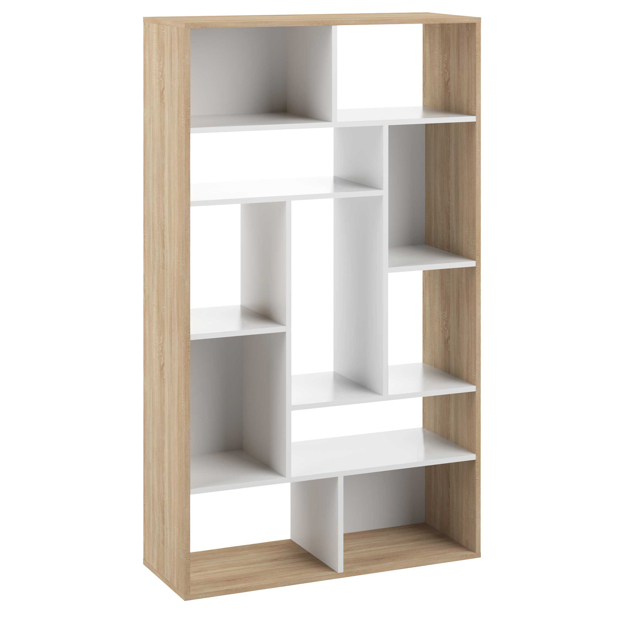 Bibliothèque Bangkok - chêne/blanc - Image 9