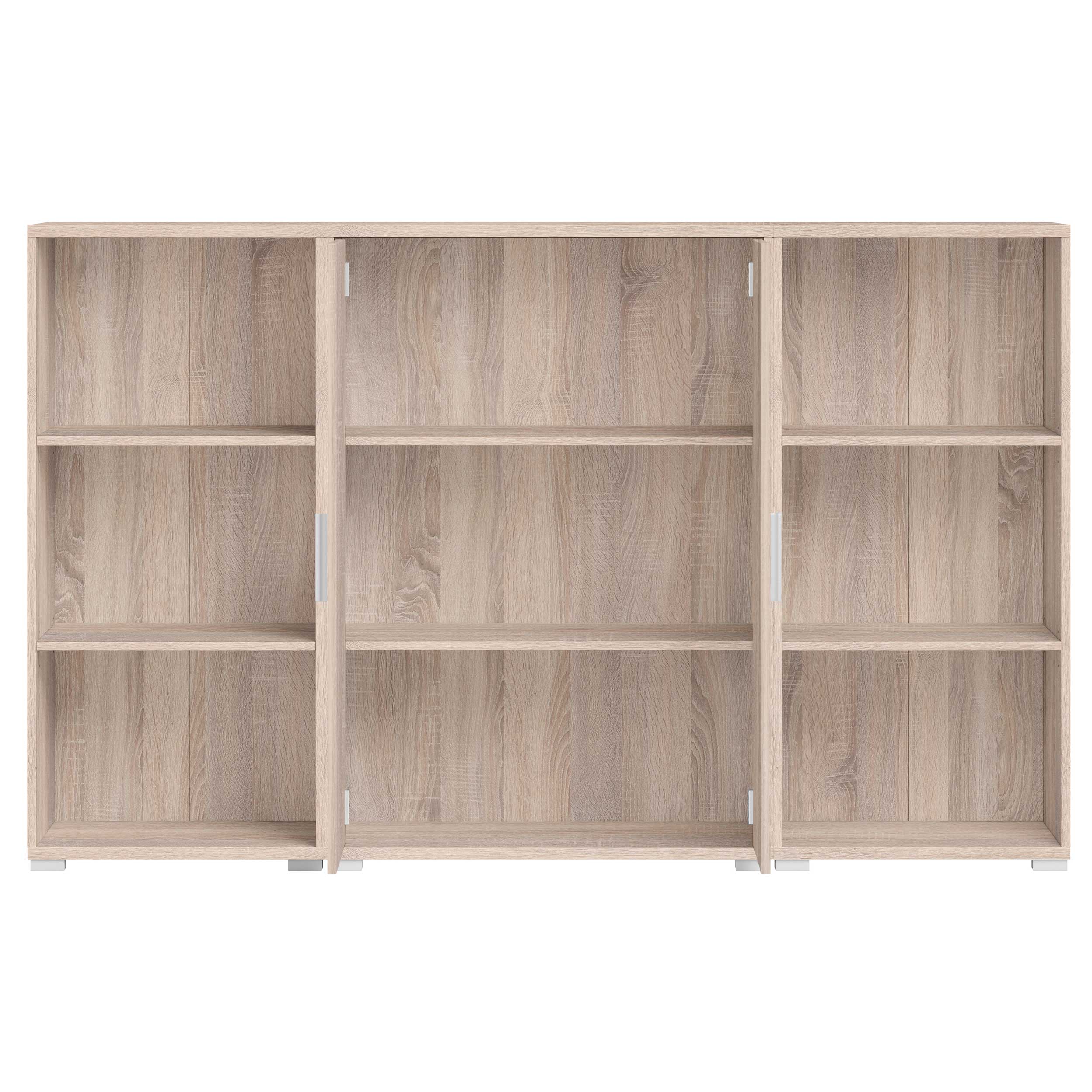 Bibliothèque basse Olaph - chêne - Image 2