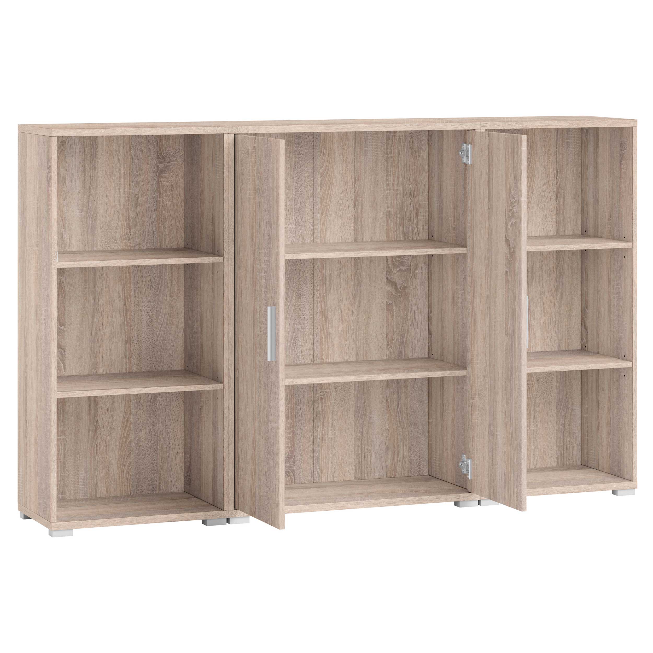 Bibliothèque basse Olaph - chêne - Image 3