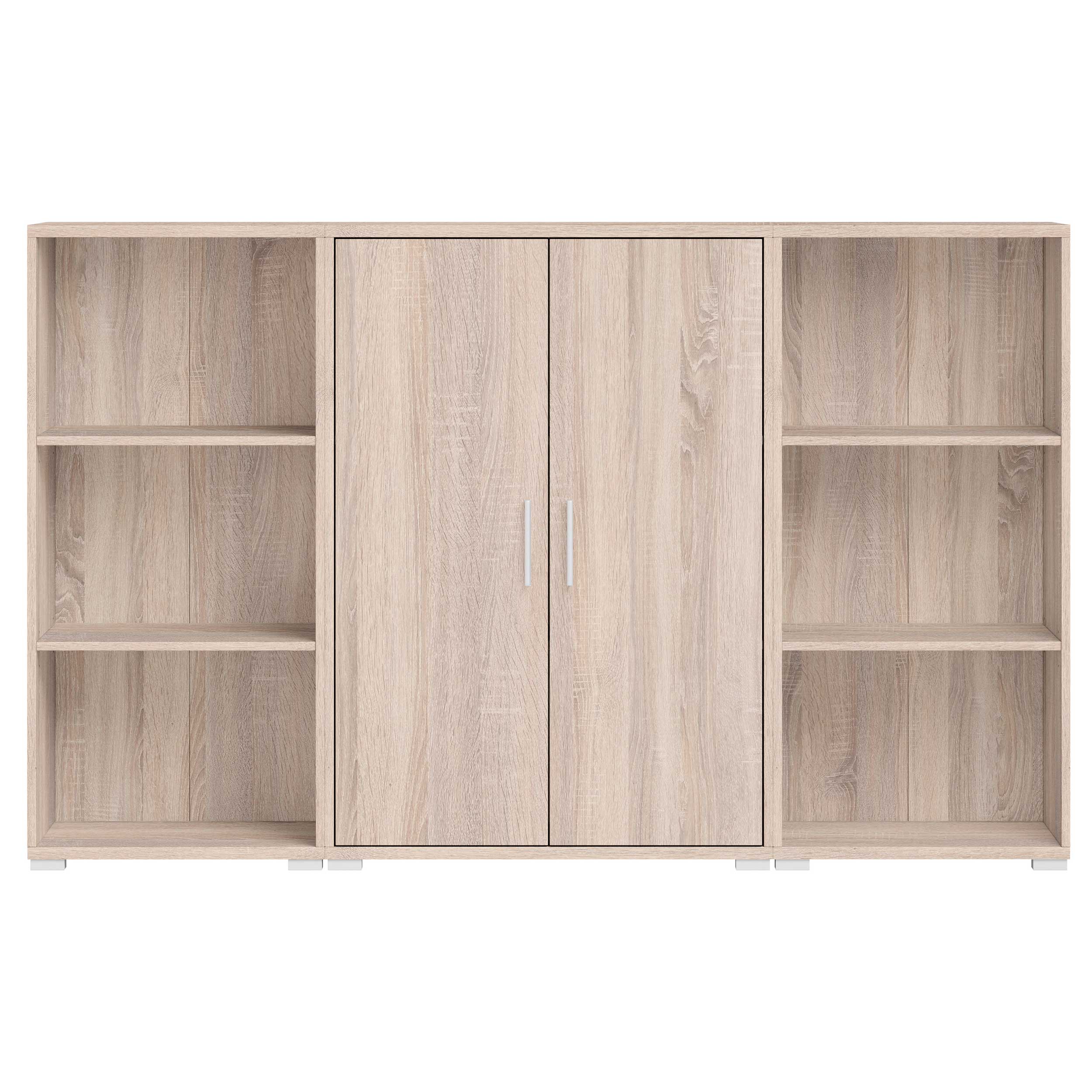 Bibliothèque basse Olaph - chêne - Image 8