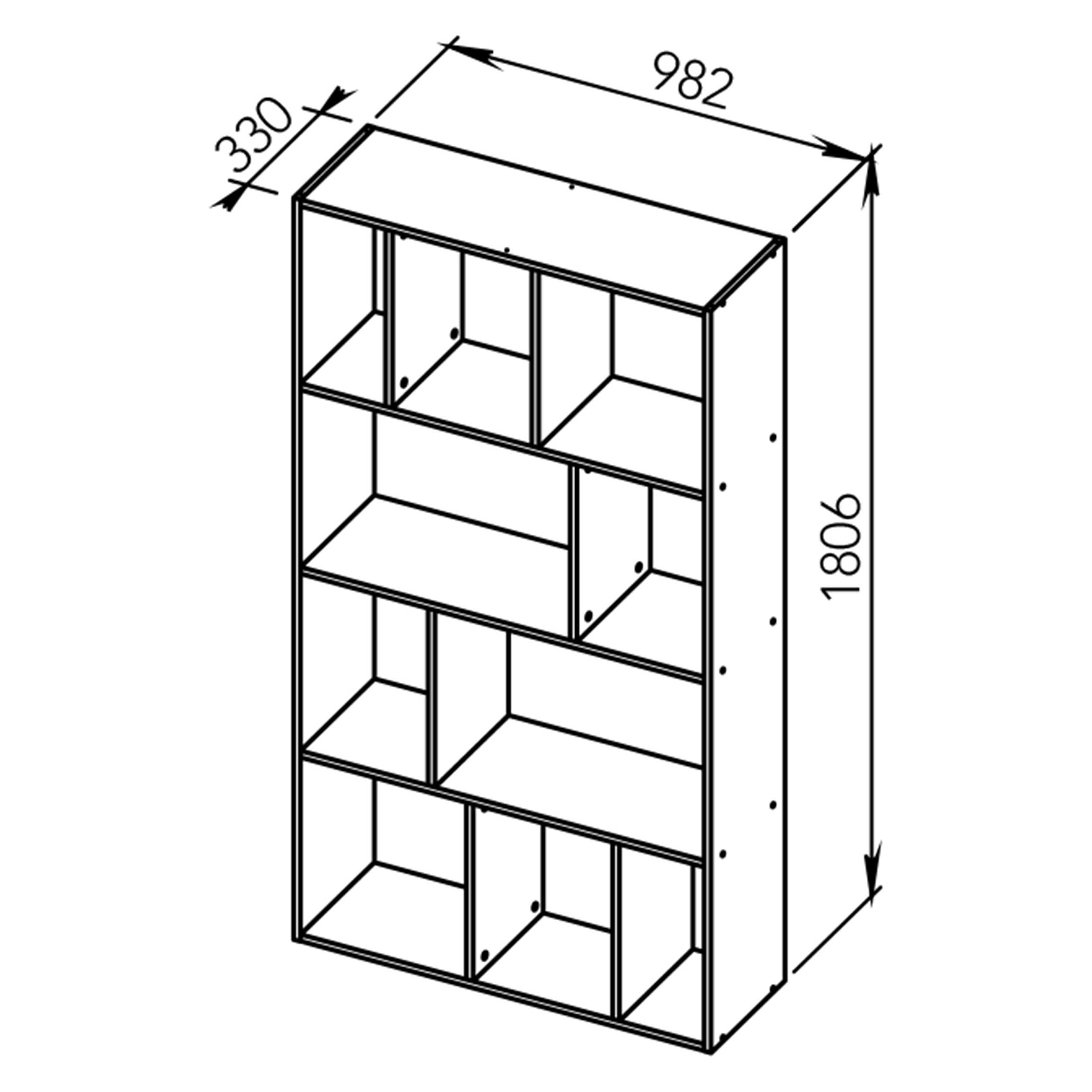Bibliothèque Calgary - chêne - Image 2