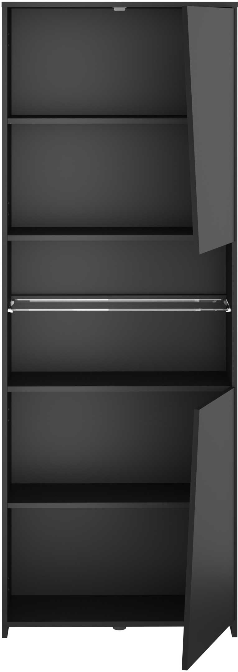 Bibliothèque Gaming 67cm avec bande LED - noir - Image 5