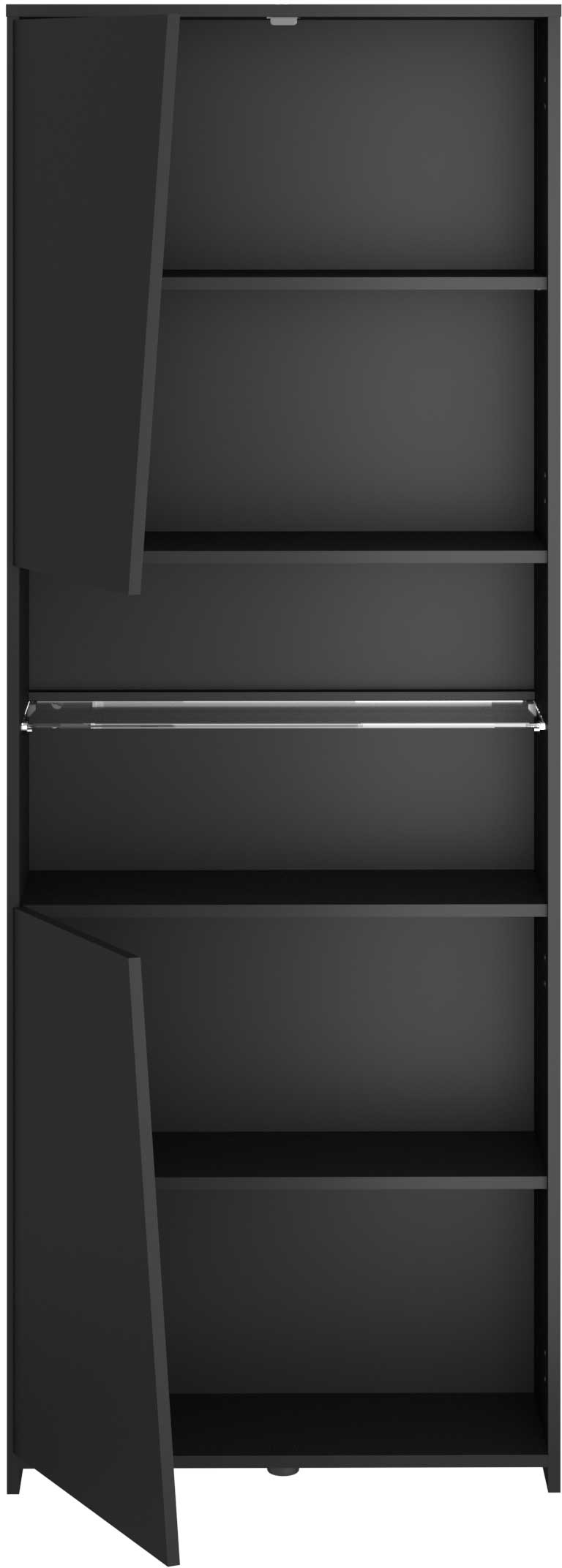 Bibliothèque Gaming 67cm avec bande LED - noir - Image 7