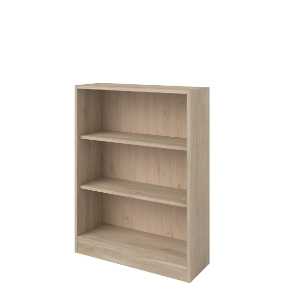 Bibliothèque Hobby 104 cm-2 étagères-chêne - Image 8