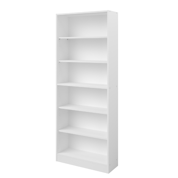 Bibliothèque Hobby 198cm-5 étagères-blanc - Image 8