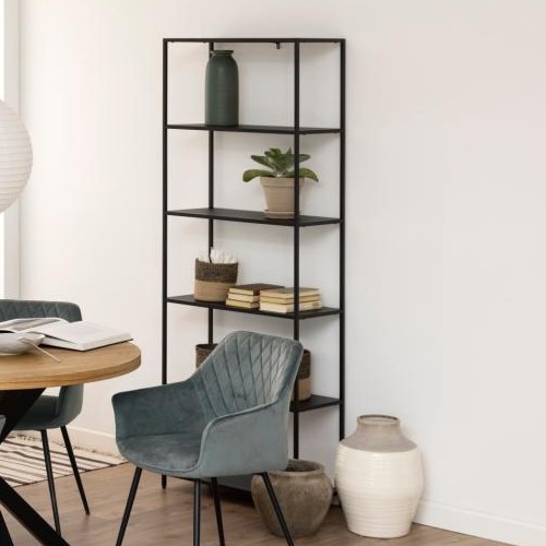 Bibliothèque Nebas 69,5cm 5 étagères - noir mat - Image 1