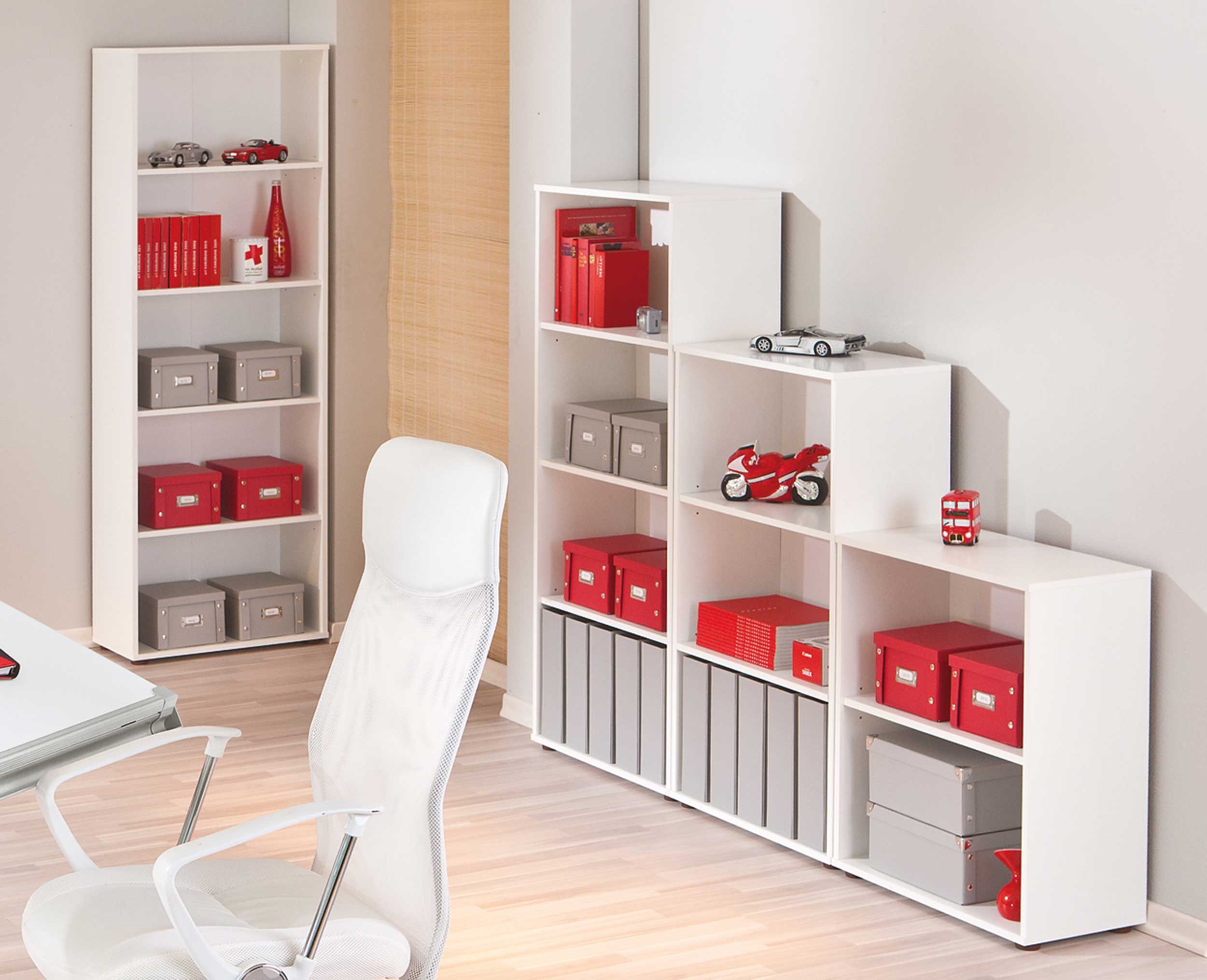 Bibliothèque Parini 5 compartiments - blanc - Image 3