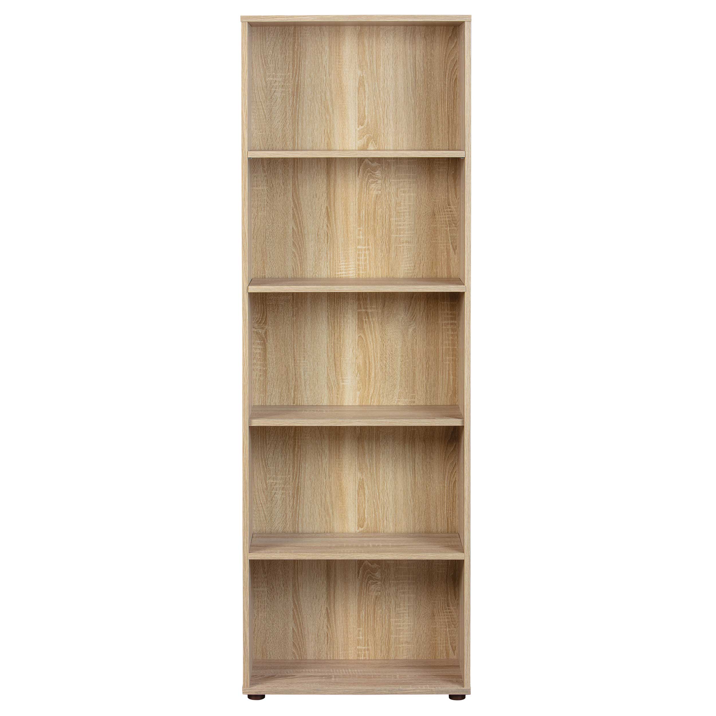 Bibliothèque Parini 5 compartiments - chêne - Image 4