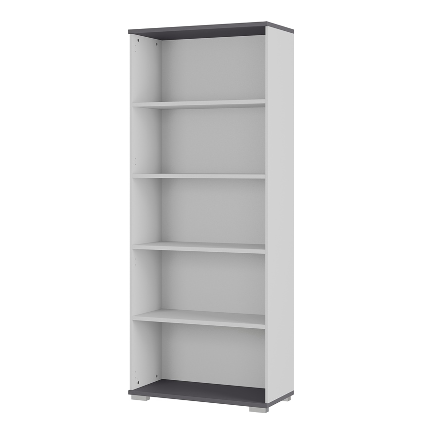 Bibliothèque Presley 80cm - gris clair