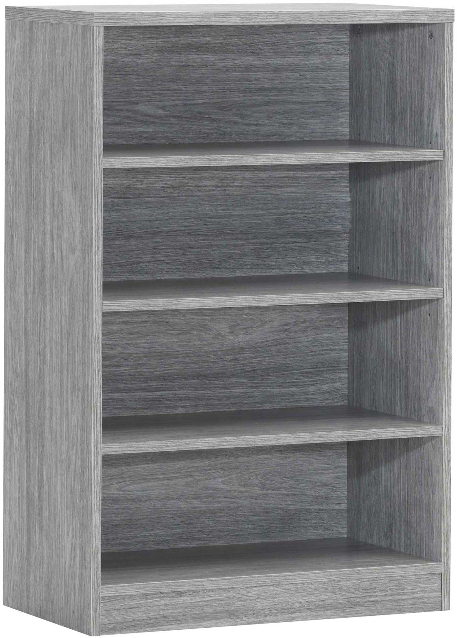 Bibliothèque Spacio 72cm à 3 tablettes - chêne gris - Image 2