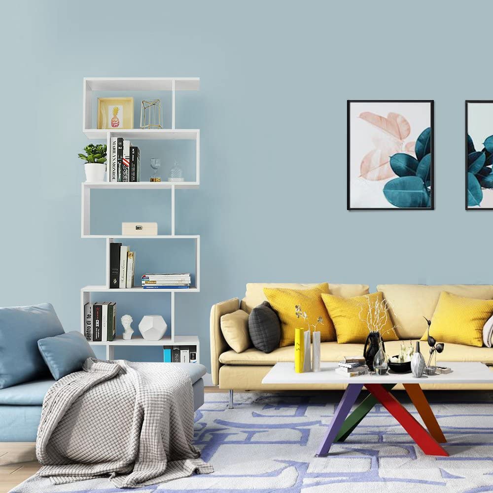 Bibliothèque Sybren 6 niches - blanc - Image 6