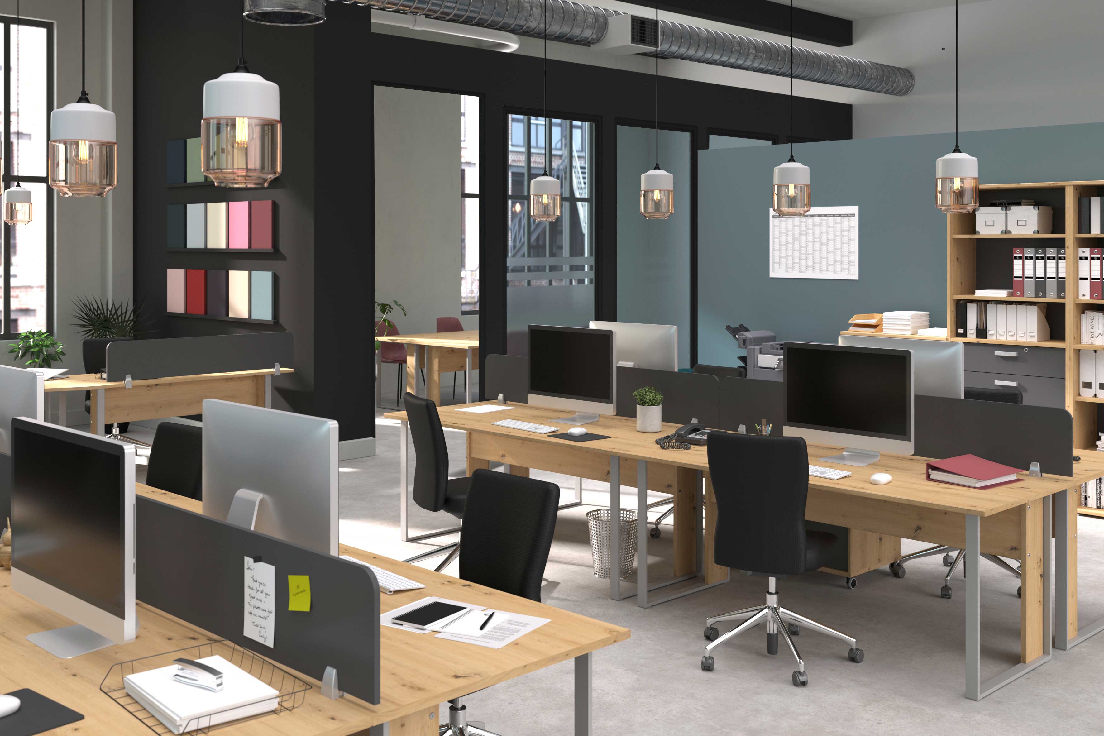 Bibliothèque The Office 3 niches - Image 2