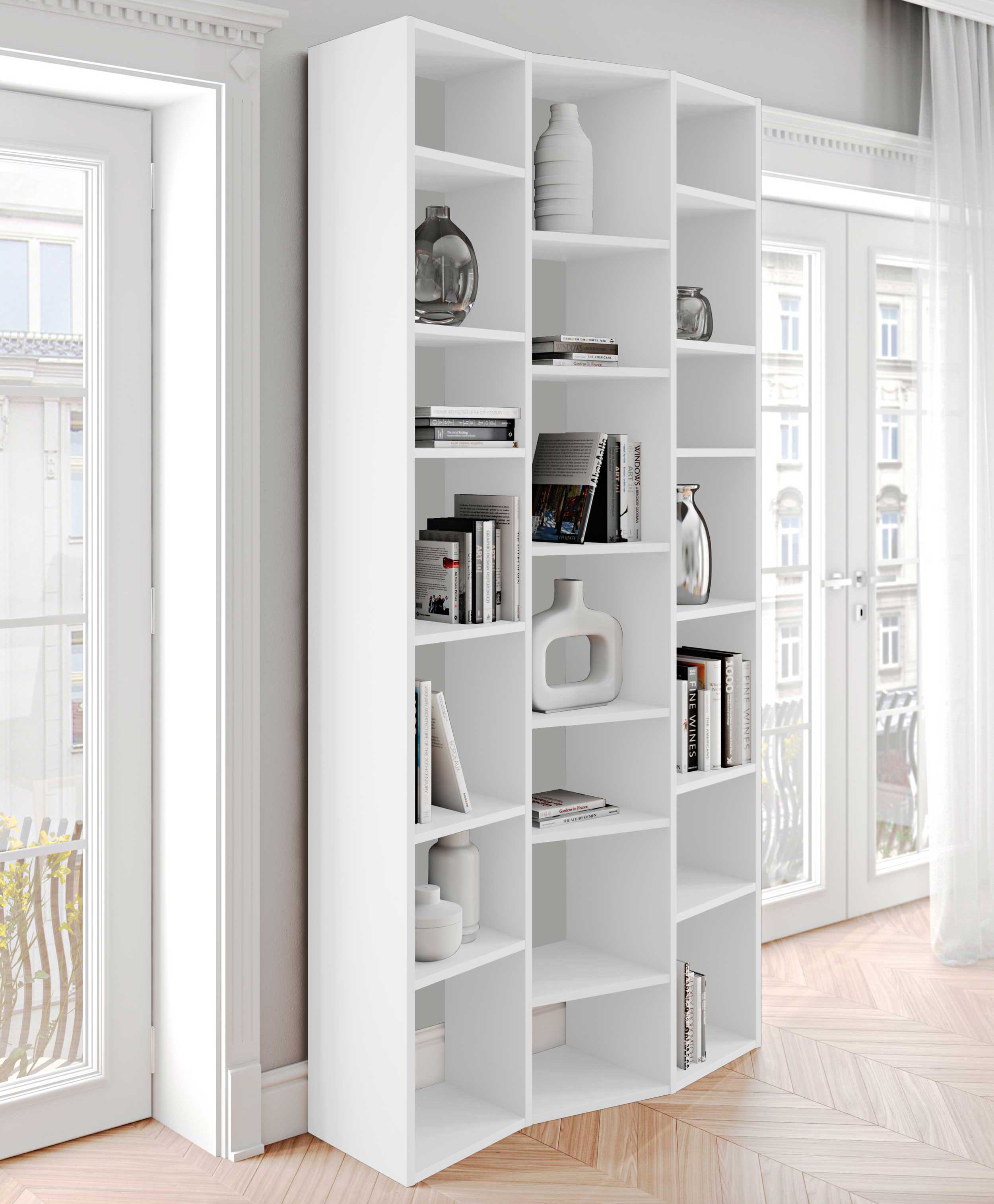 Bibliothèque Varna modèle 7 - blanc