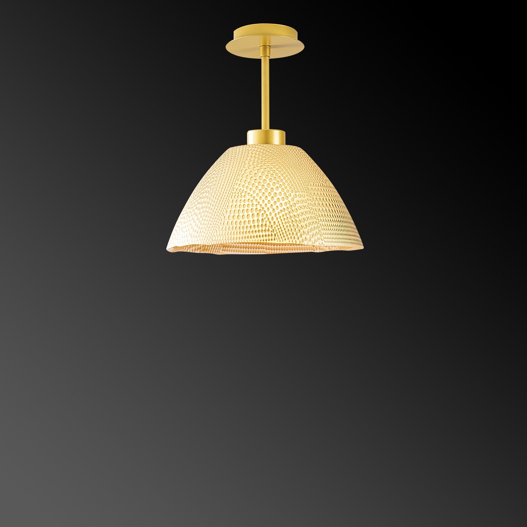 Bornova Lustre | CORPS EN MÉTAL | Doré - Image 4