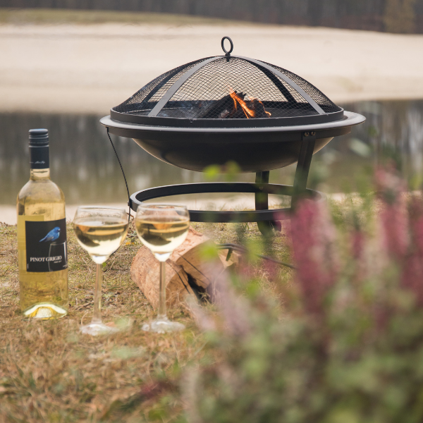 Brasero Atila 51x41cm acier - noir - Image 3