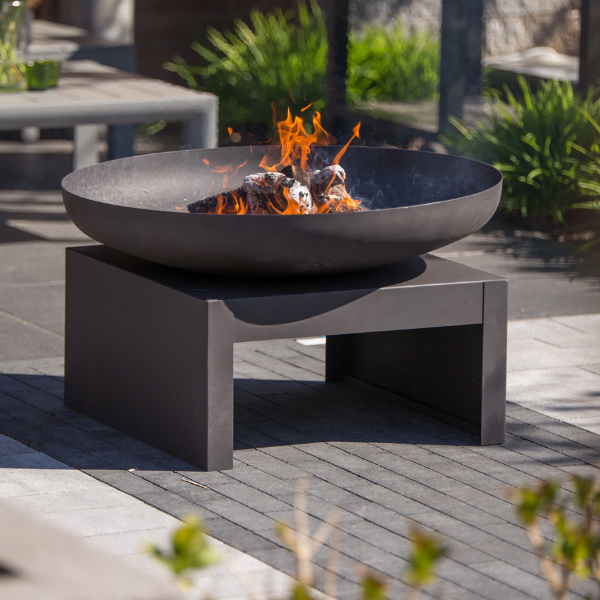 Brasero Kodiak 80cm acier - noir