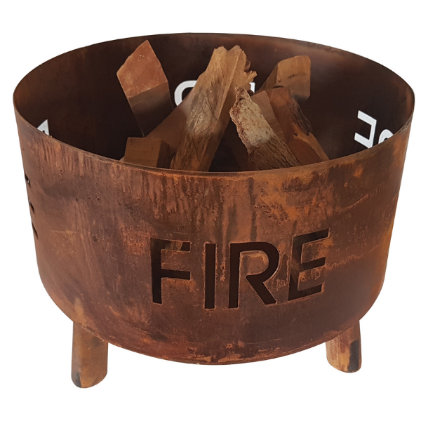 Brasero Tirza 50cm acier - rouille - Image 2