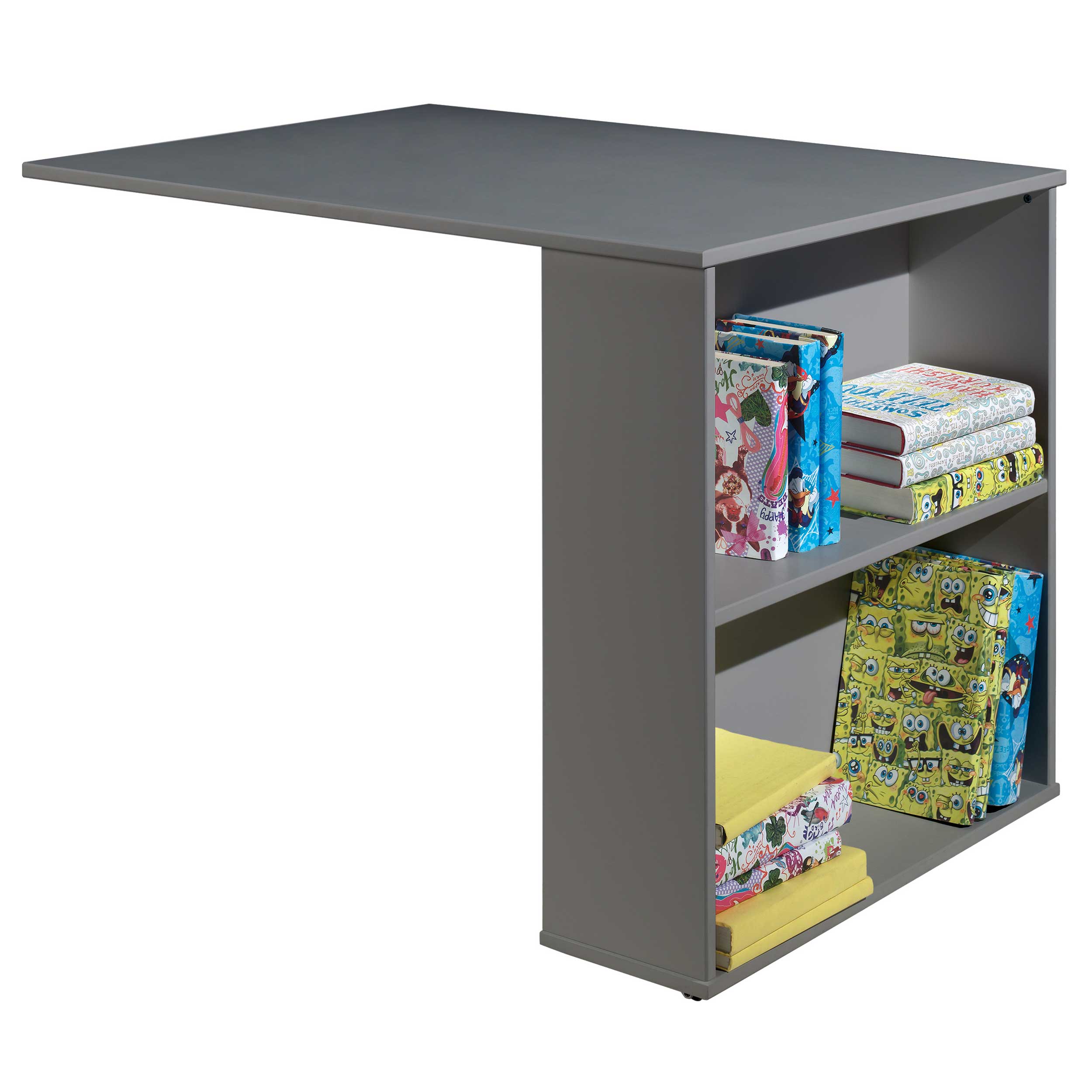 Bureau à rallonge Charlotte - gris