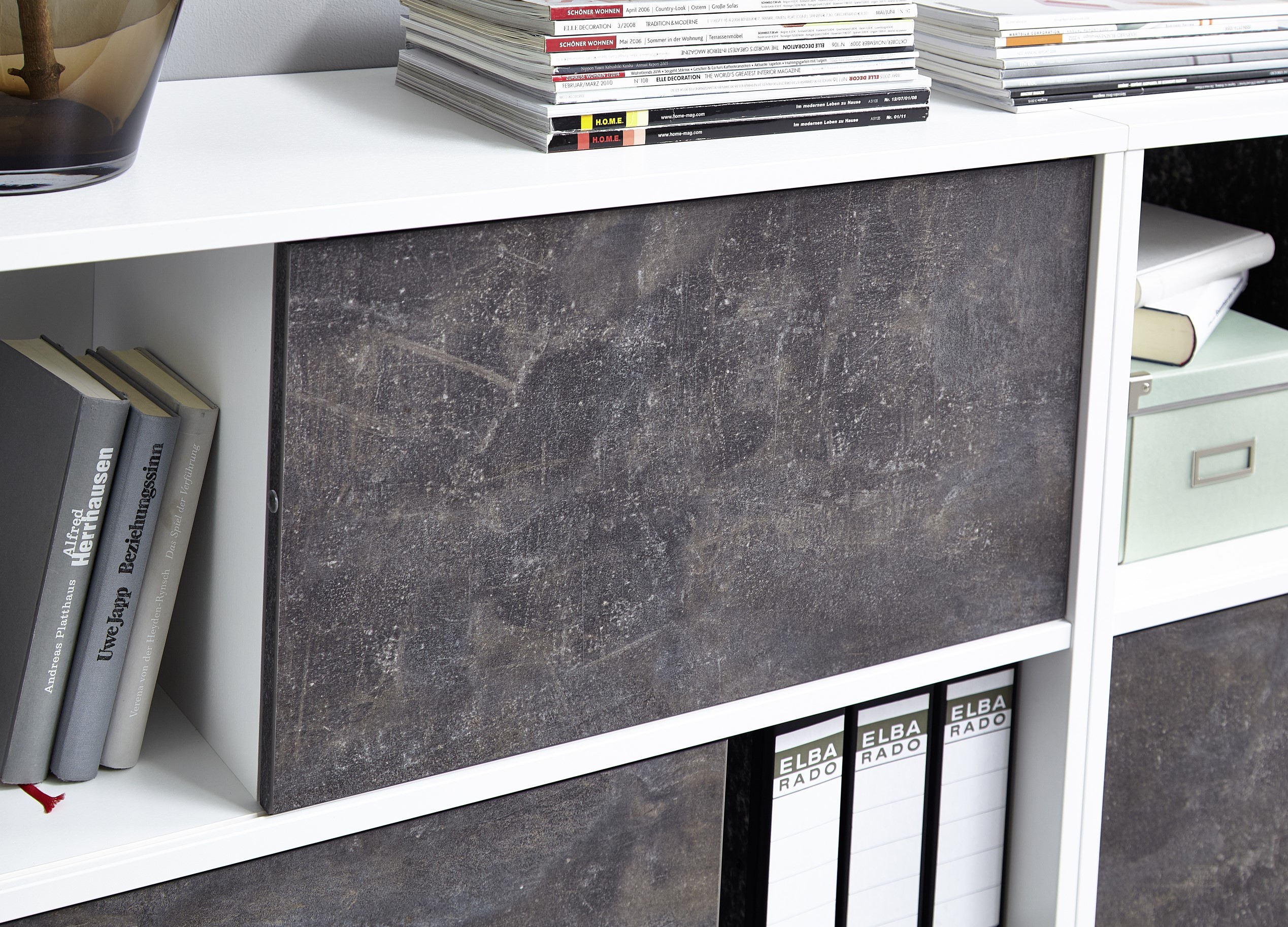 Bureau Aldo 158cm - gris/basalte - Image 3