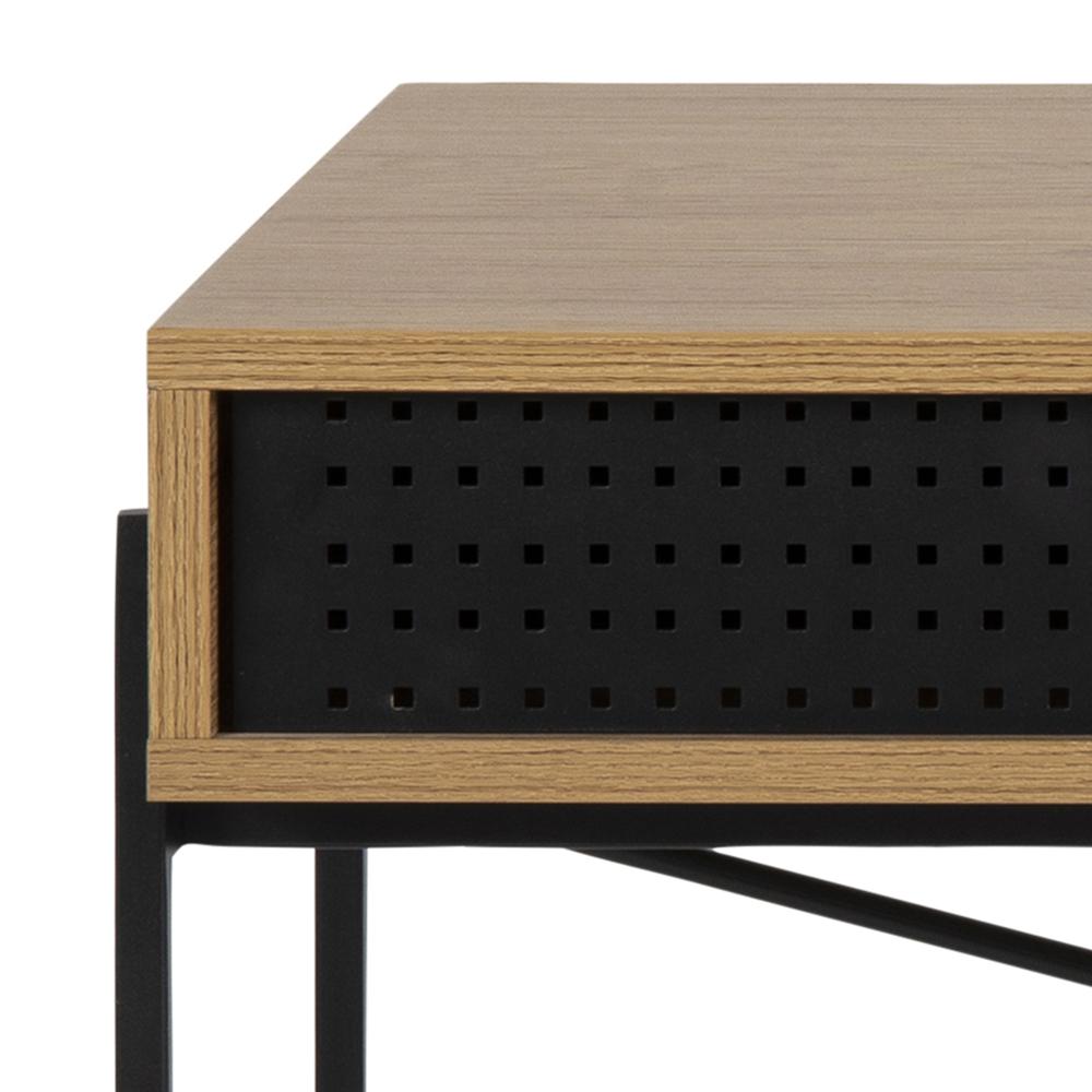 Bureau Angèle 110cm 1 porte - chêne sauvage - Image 4