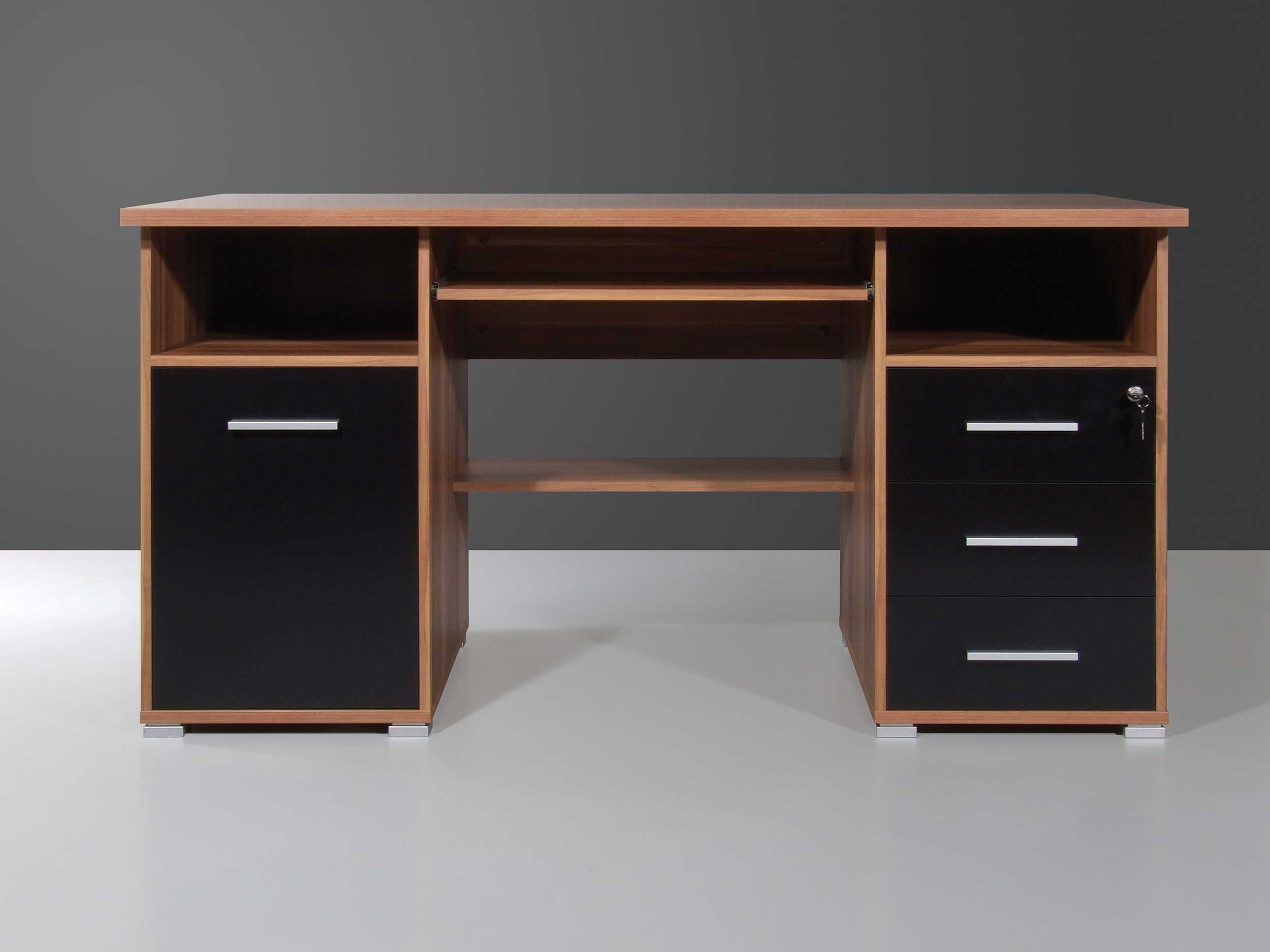 Bureau Beagle 145cm - noyer - Image 8
