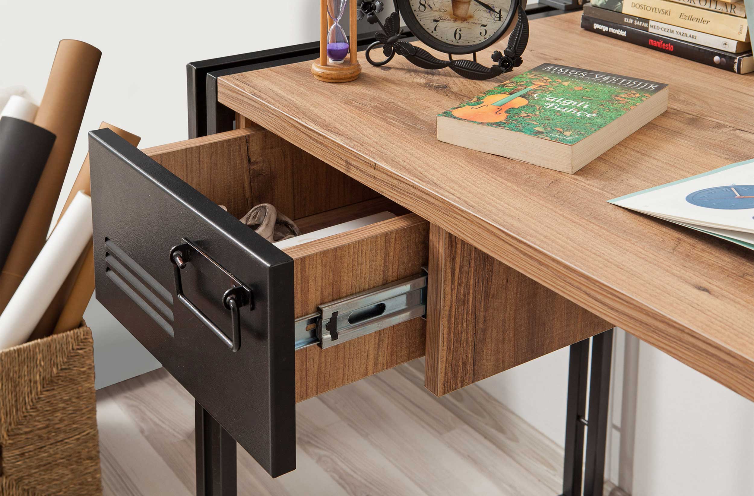 Bureau d'étude pour la créativité | mélaminé | pin atlantique noir - Image 5