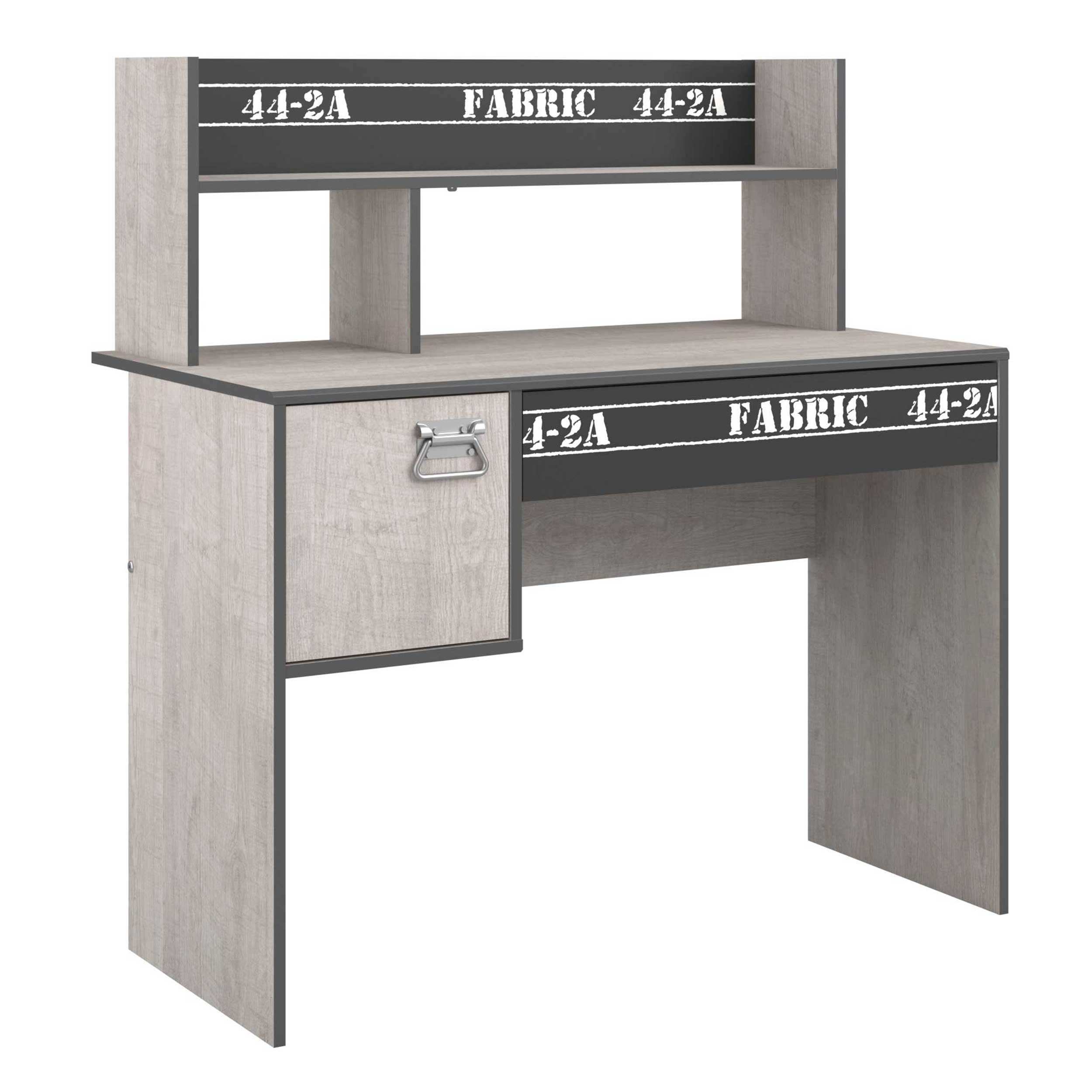 Bureau enfant Fabien Industriel - gris - Image 12