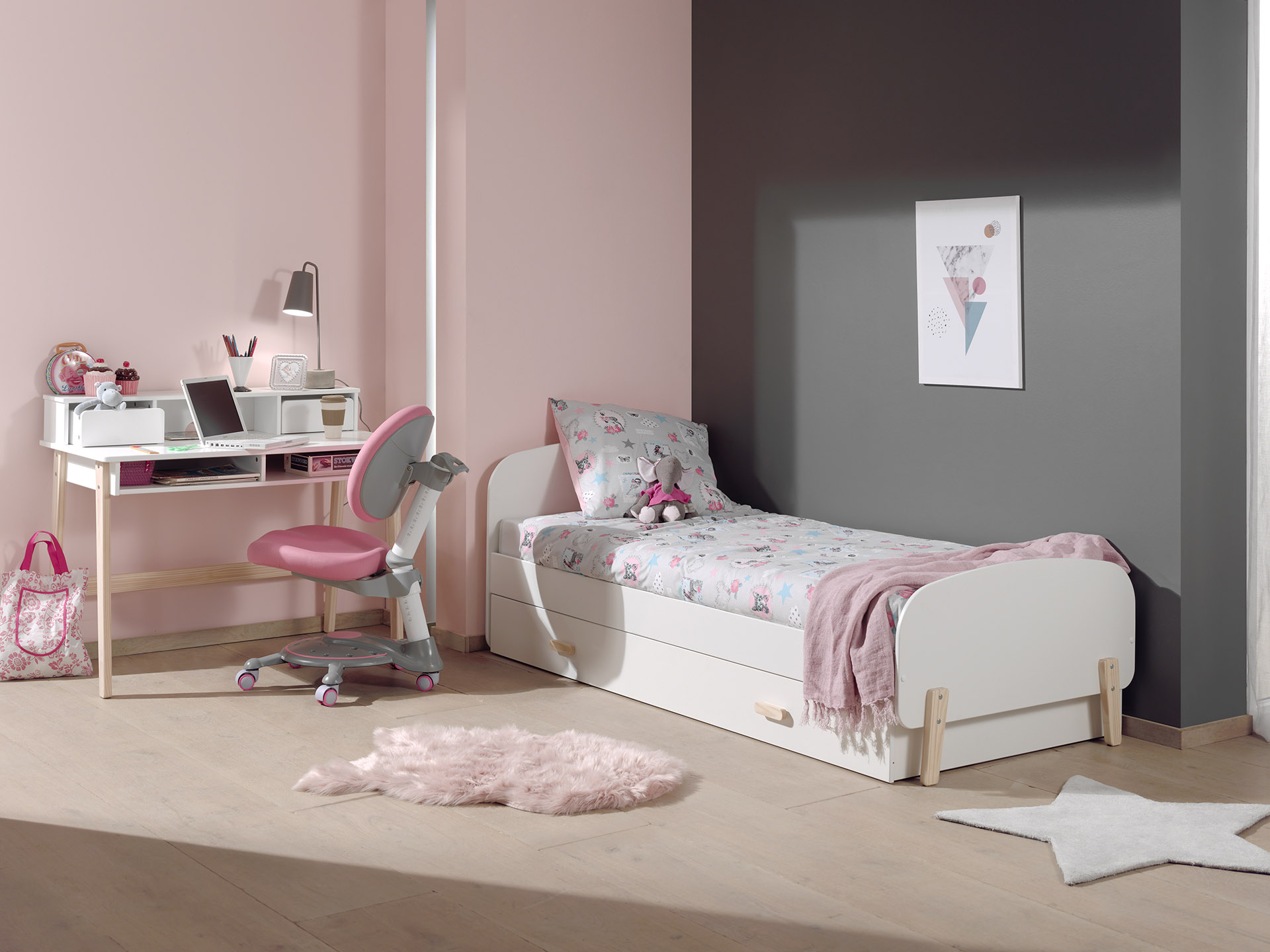 Bureau enfant Kiddy - blanc - Image 3