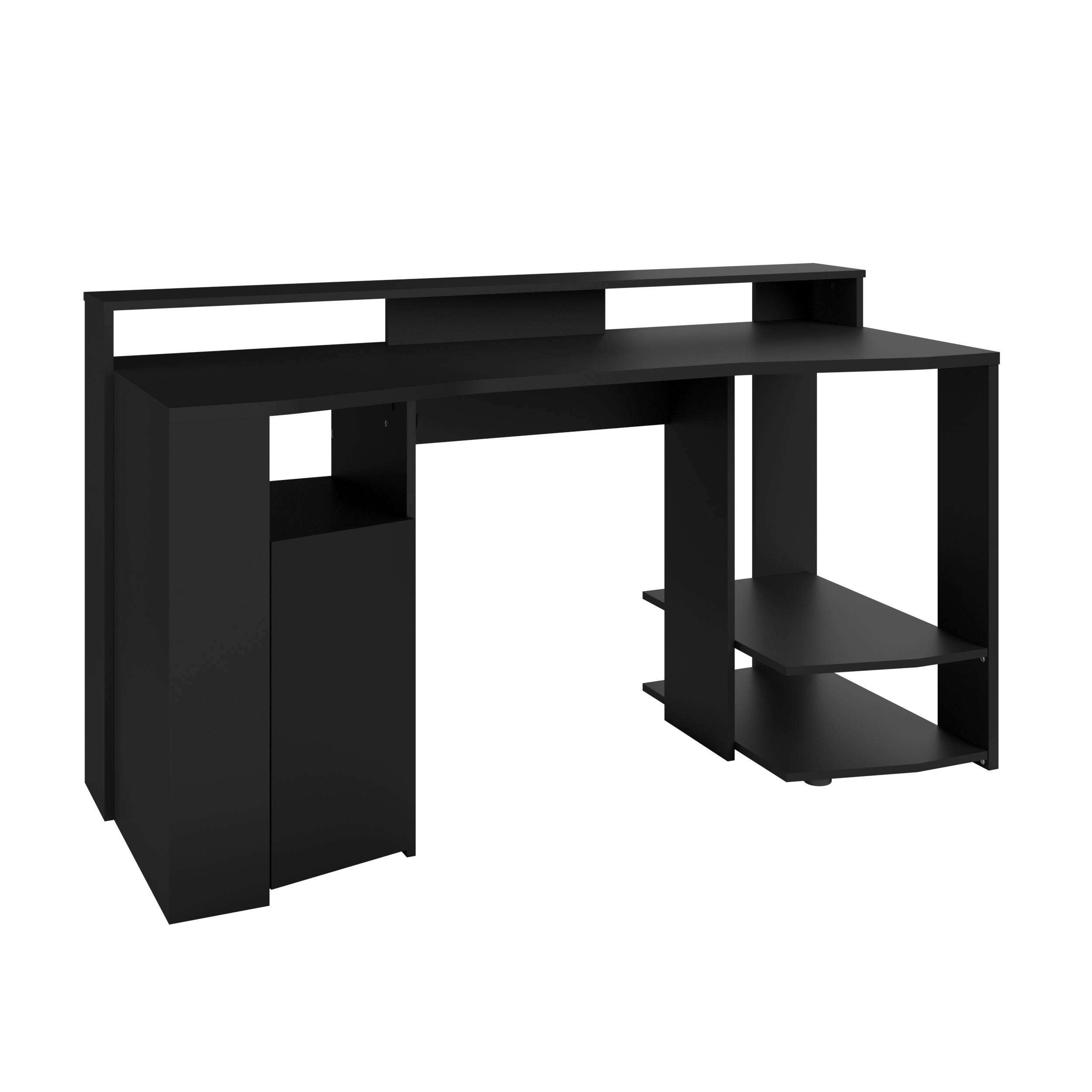 Bureau Gaming 152cm avec ruban LED - noir - Image 10