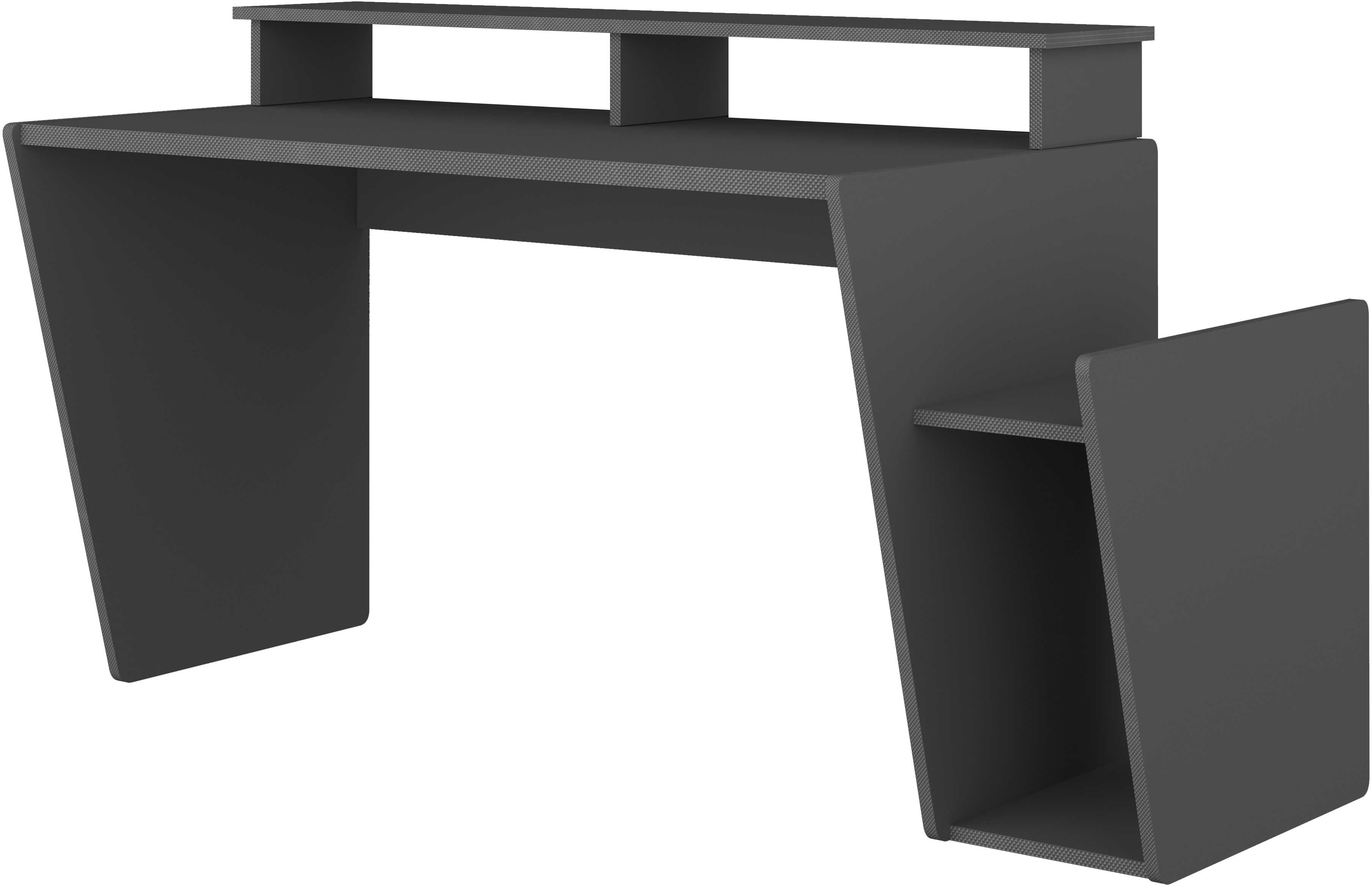 Bureau gaming Yannick 150x70x85cm panneaux de particules - anthracite - Image 2