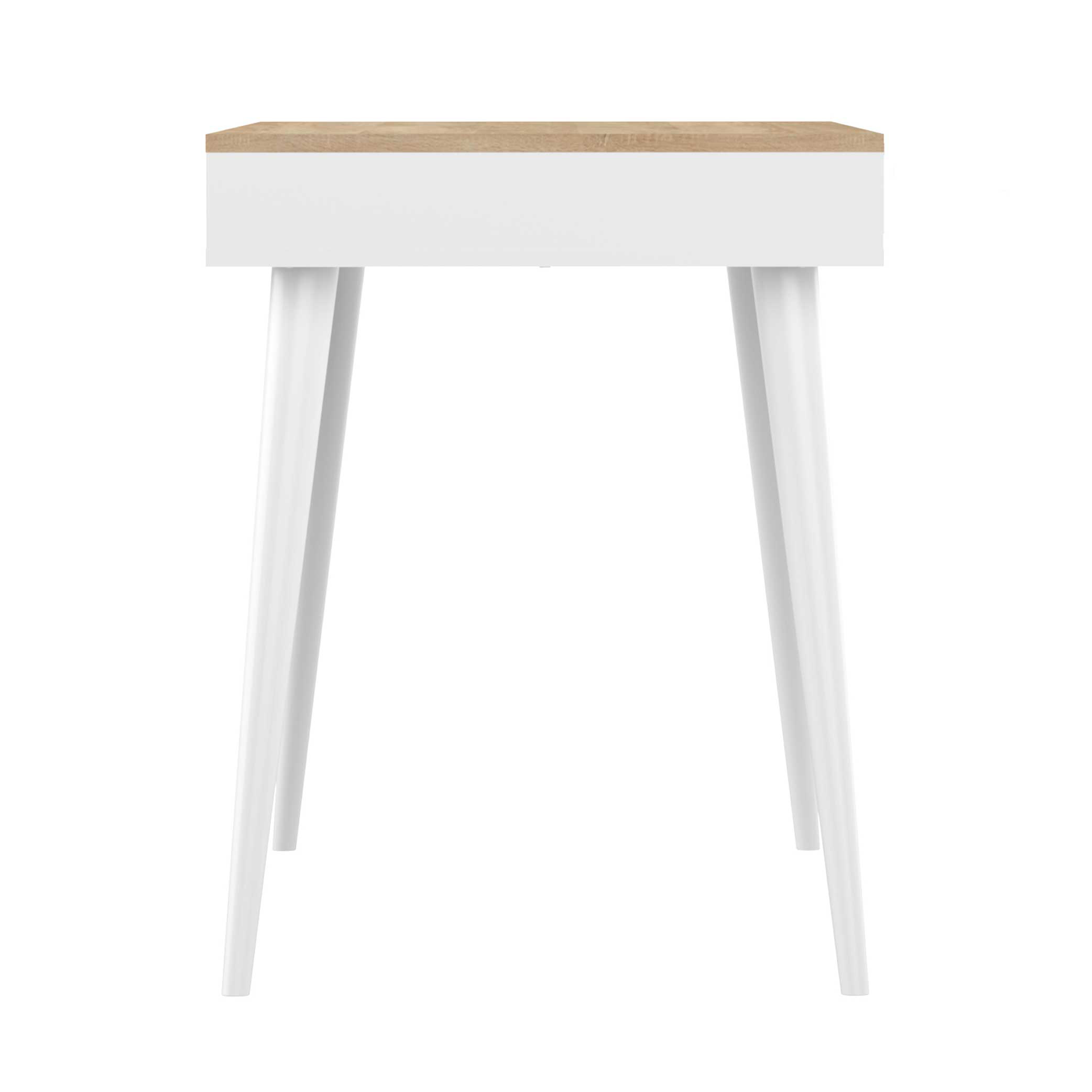 Bureau Horizon 134cm - chêne/blanc - Image 3