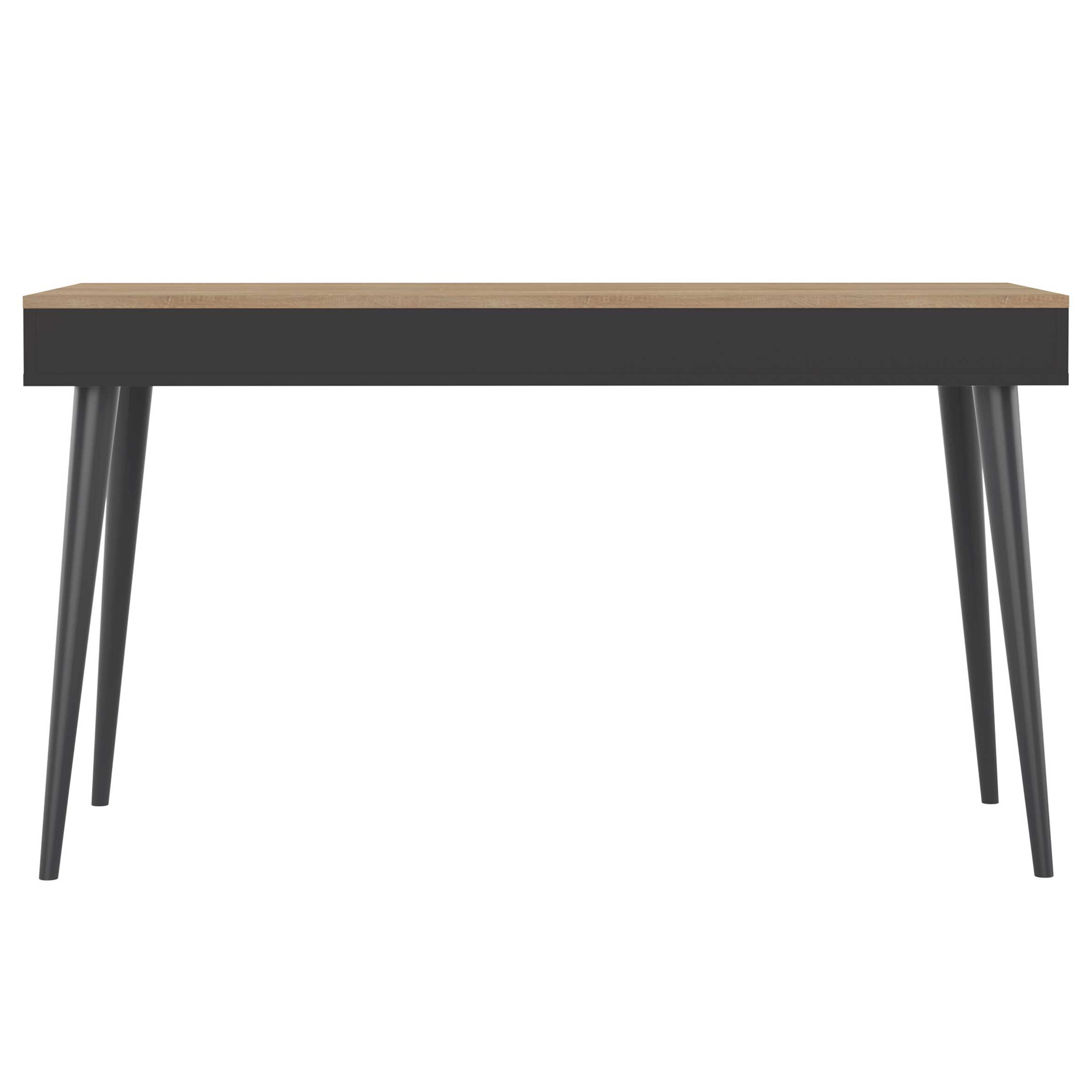 Bureau Horizon 134cm - chêne/noir - Image 4