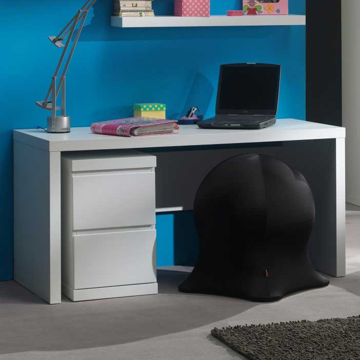 Bureau Lara 150cm - blanc