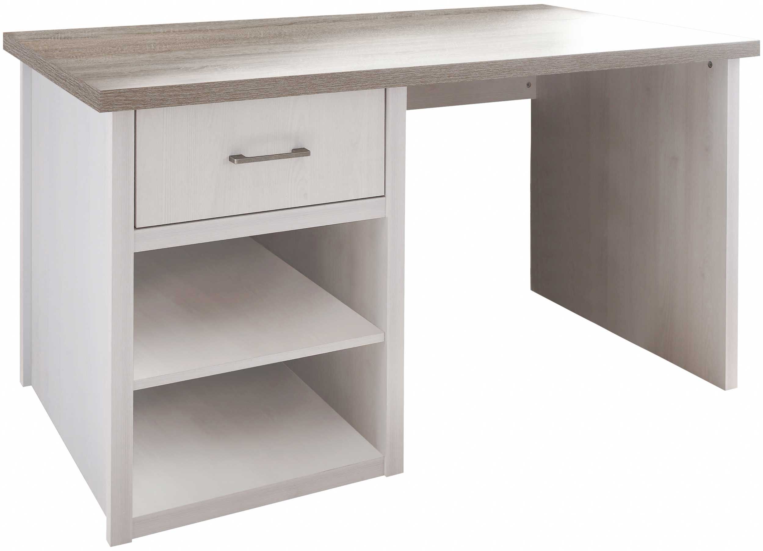 Bureau Larnaca 141cm avec 1 tiroir - blanc - Image 2