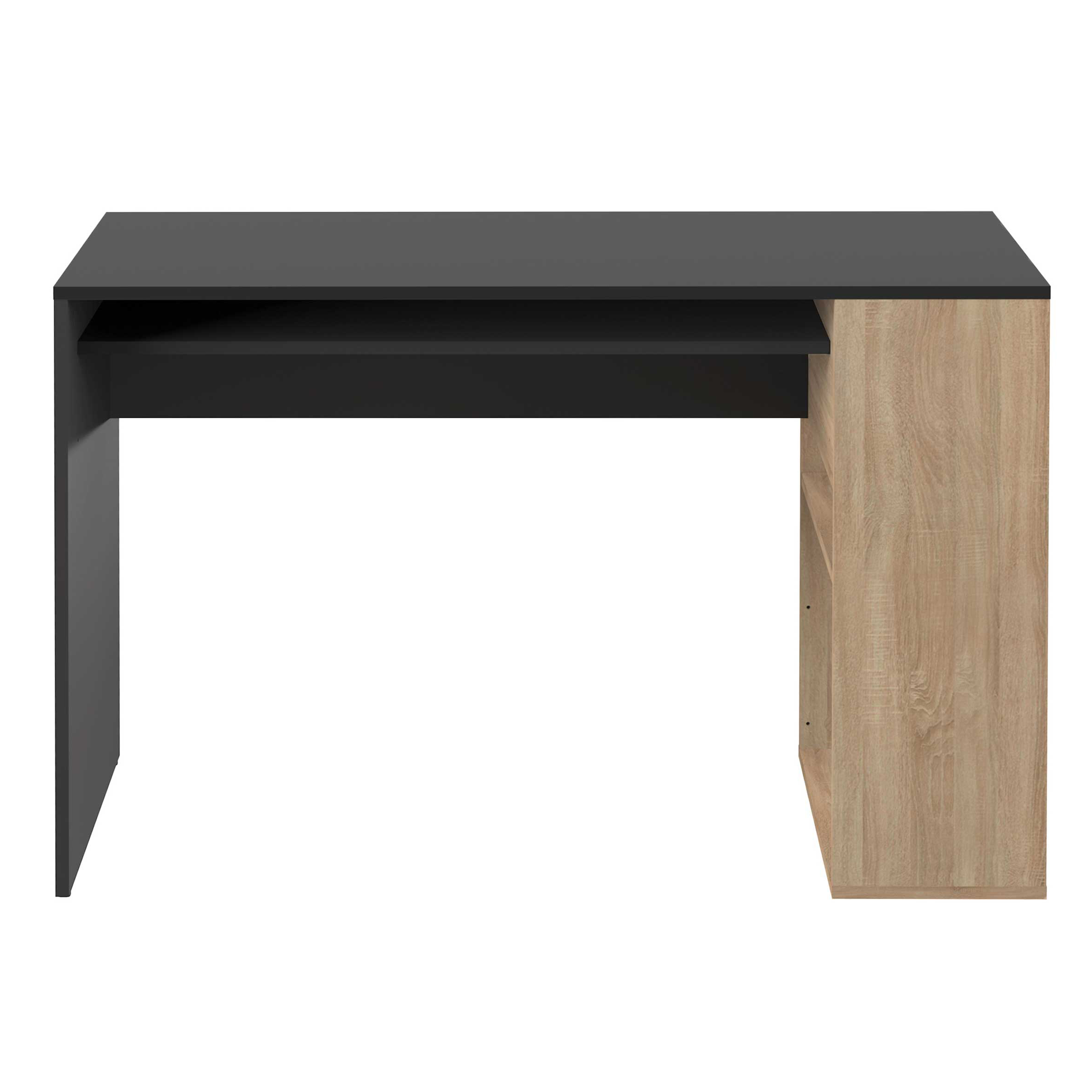 Bureau Meryl 114cm - chêne/noir - Image 6