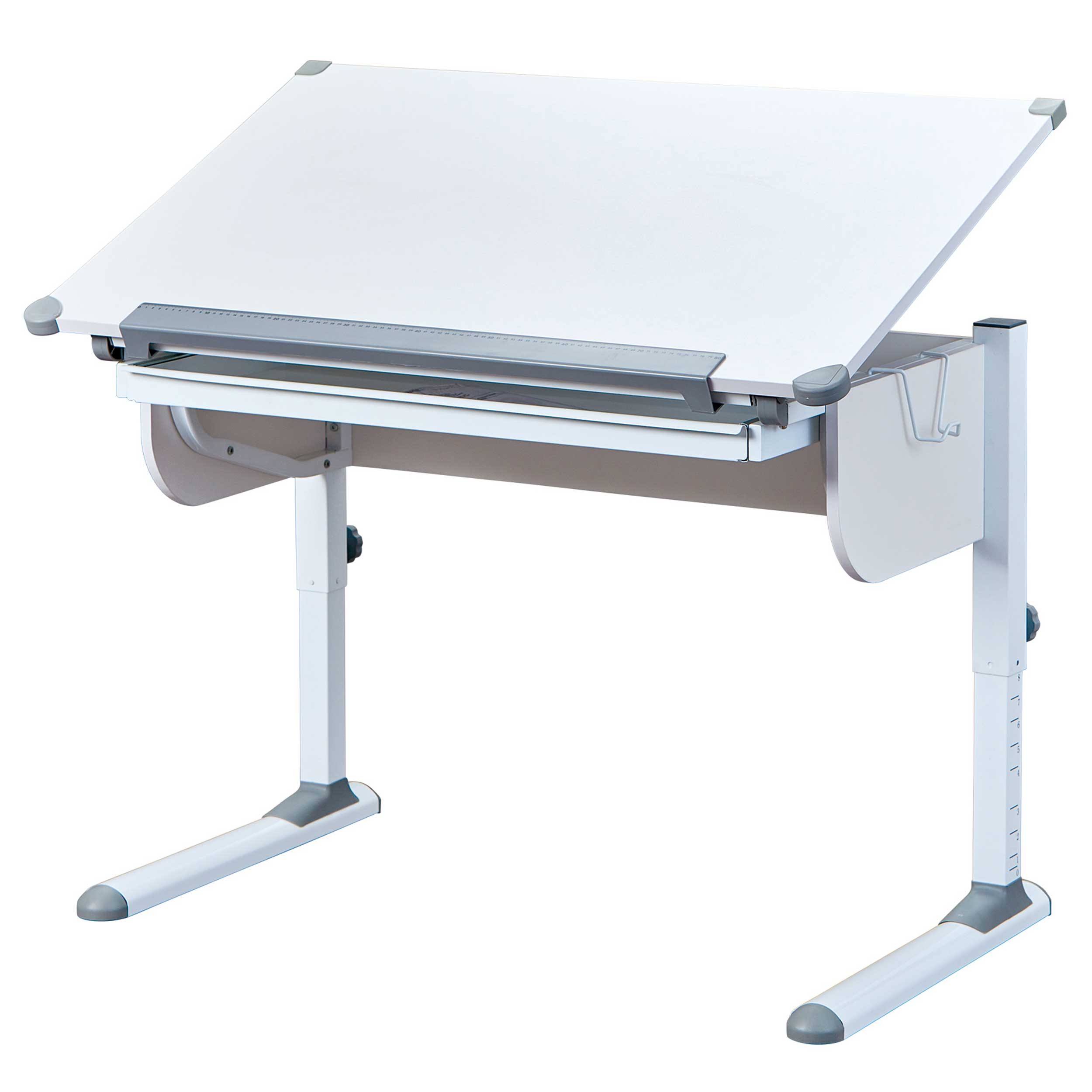 Bureau Studare 110cm réglable - blanc - Image 11