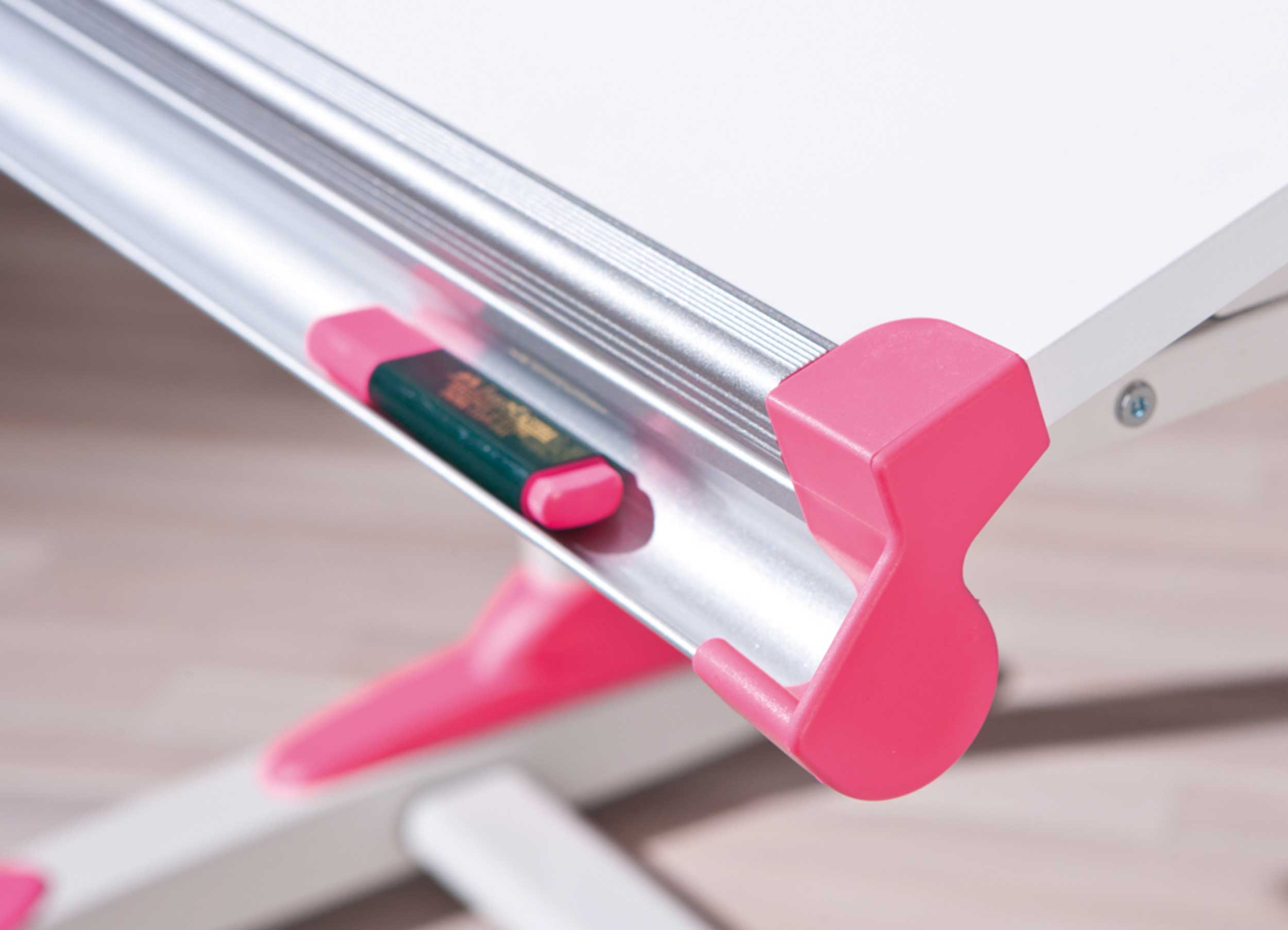 Bureau Tamara avec plateau inclinable - vert/rose - Image 9