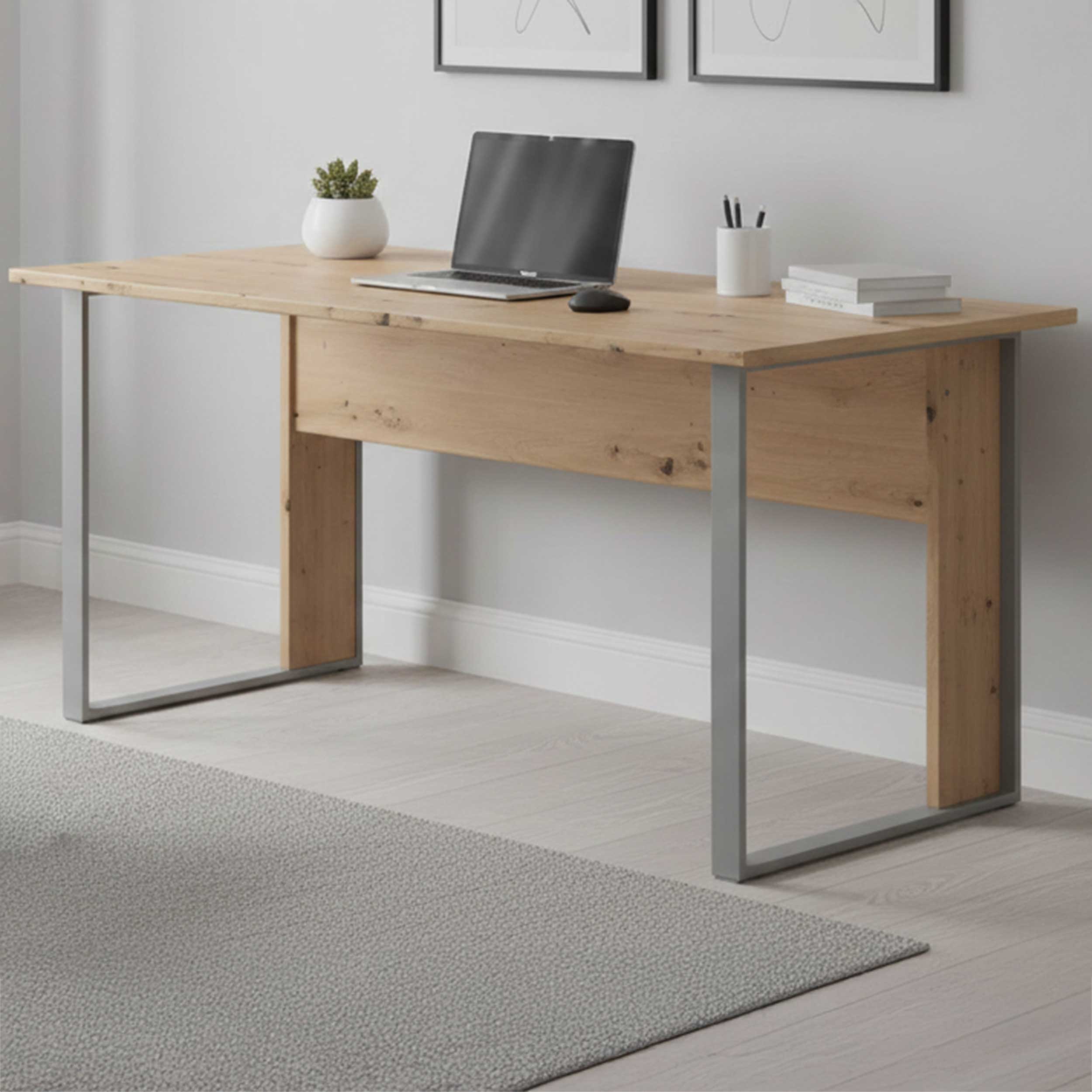 Bureau The Office 150cm - chêne artisan