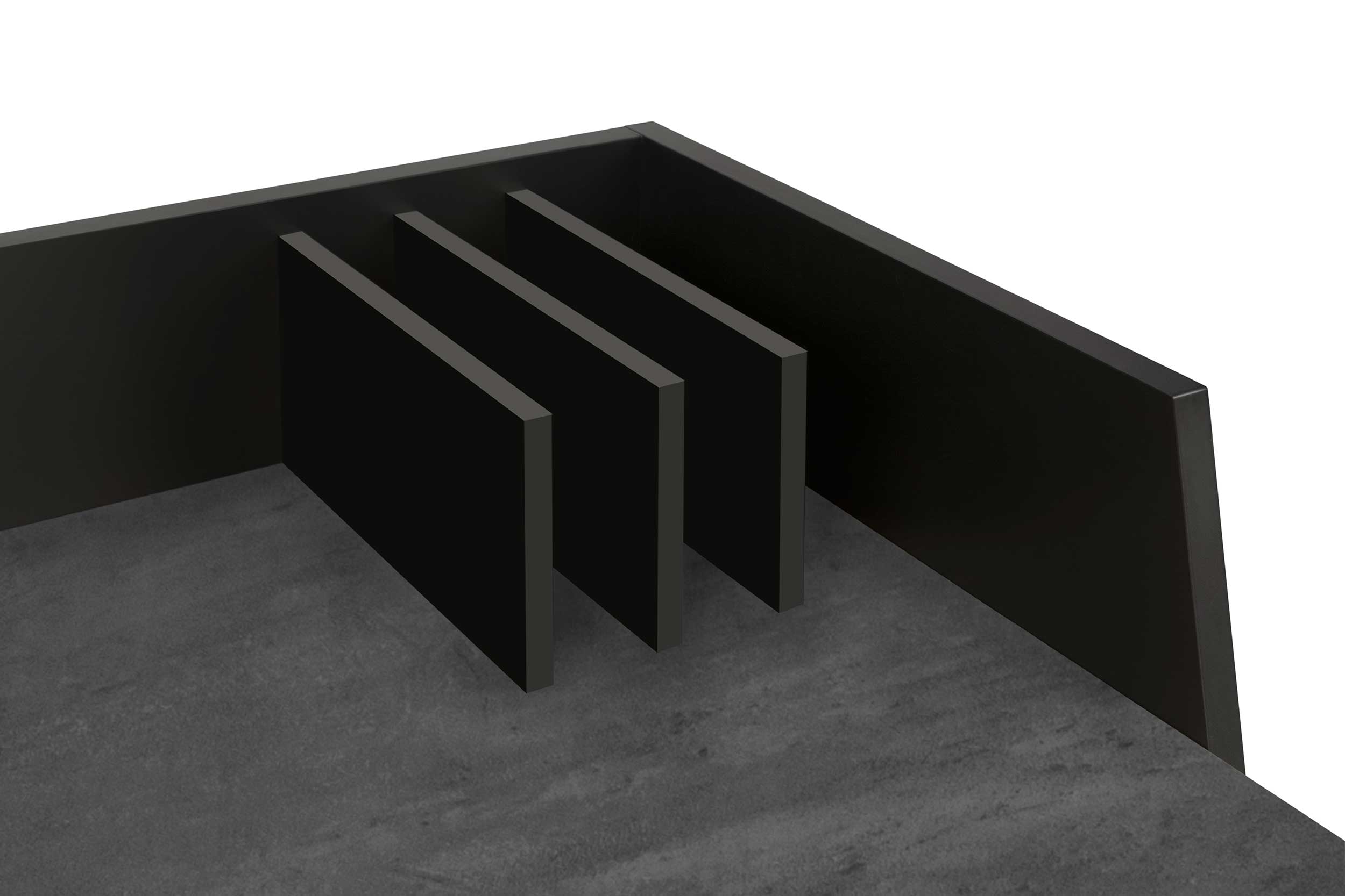 Bureau Volta 90cm - noir/béton - Image 4