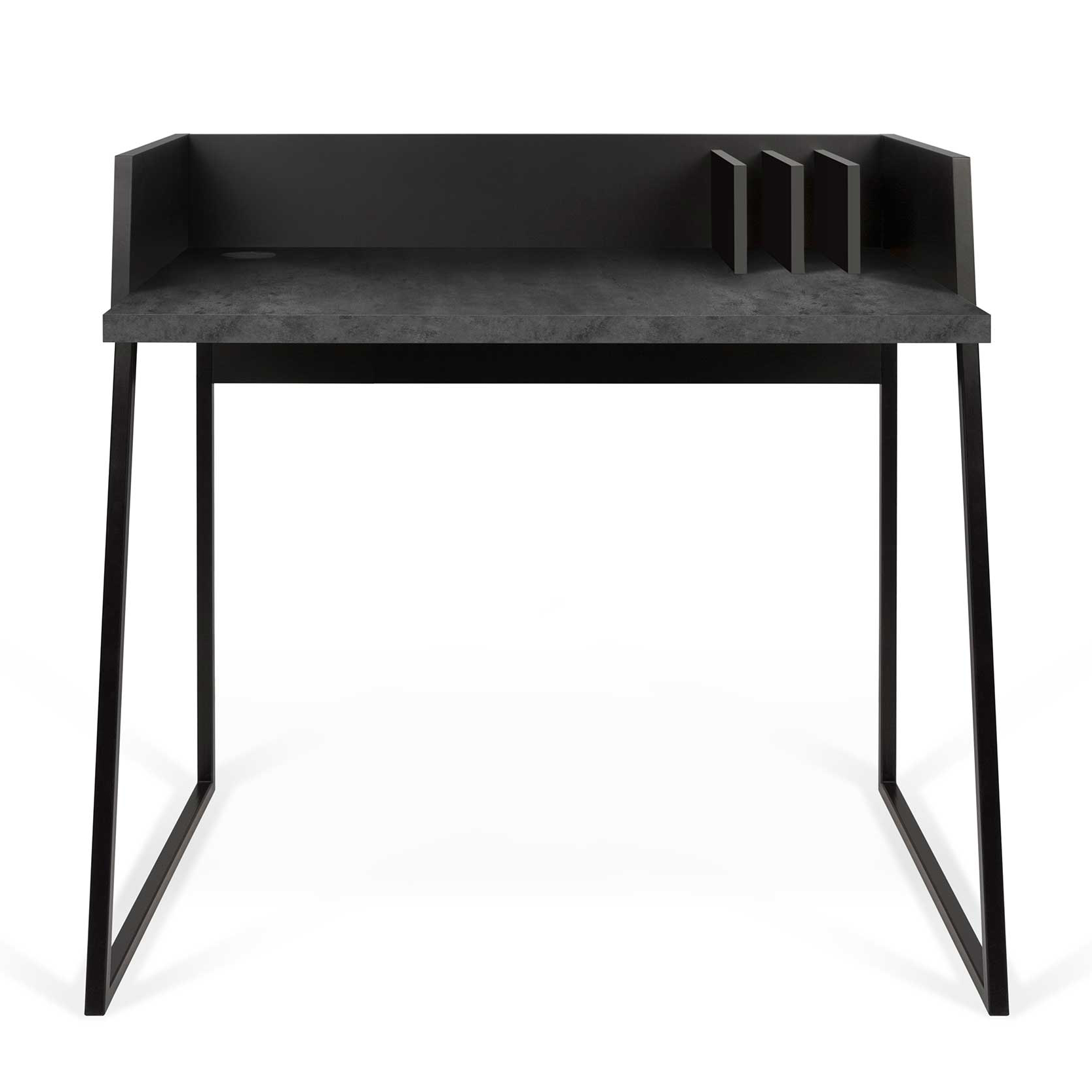 Bureau Volta 90cm - noir/béton - Image 10