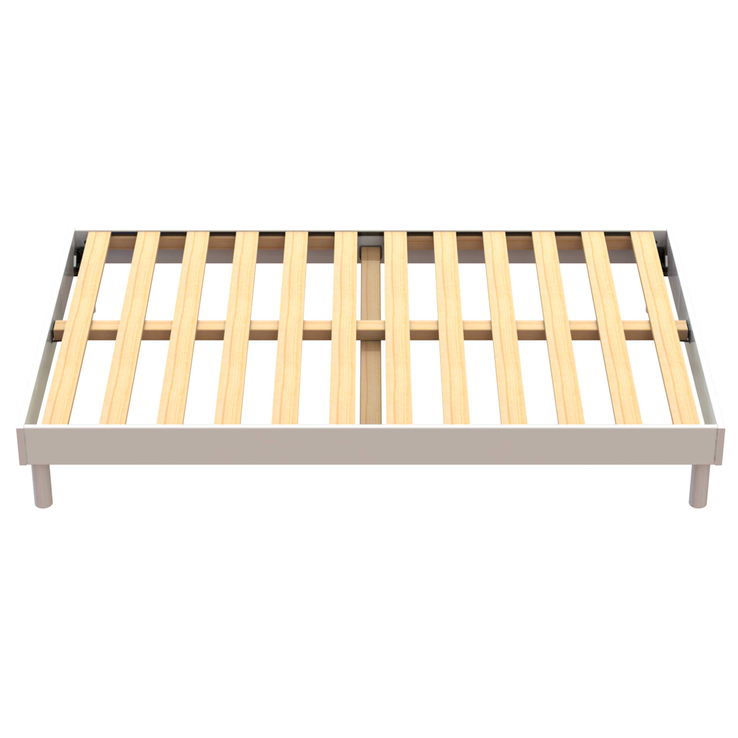 Cadre de lit Tibor 12 lattes 140x200 - blanc - Image 3