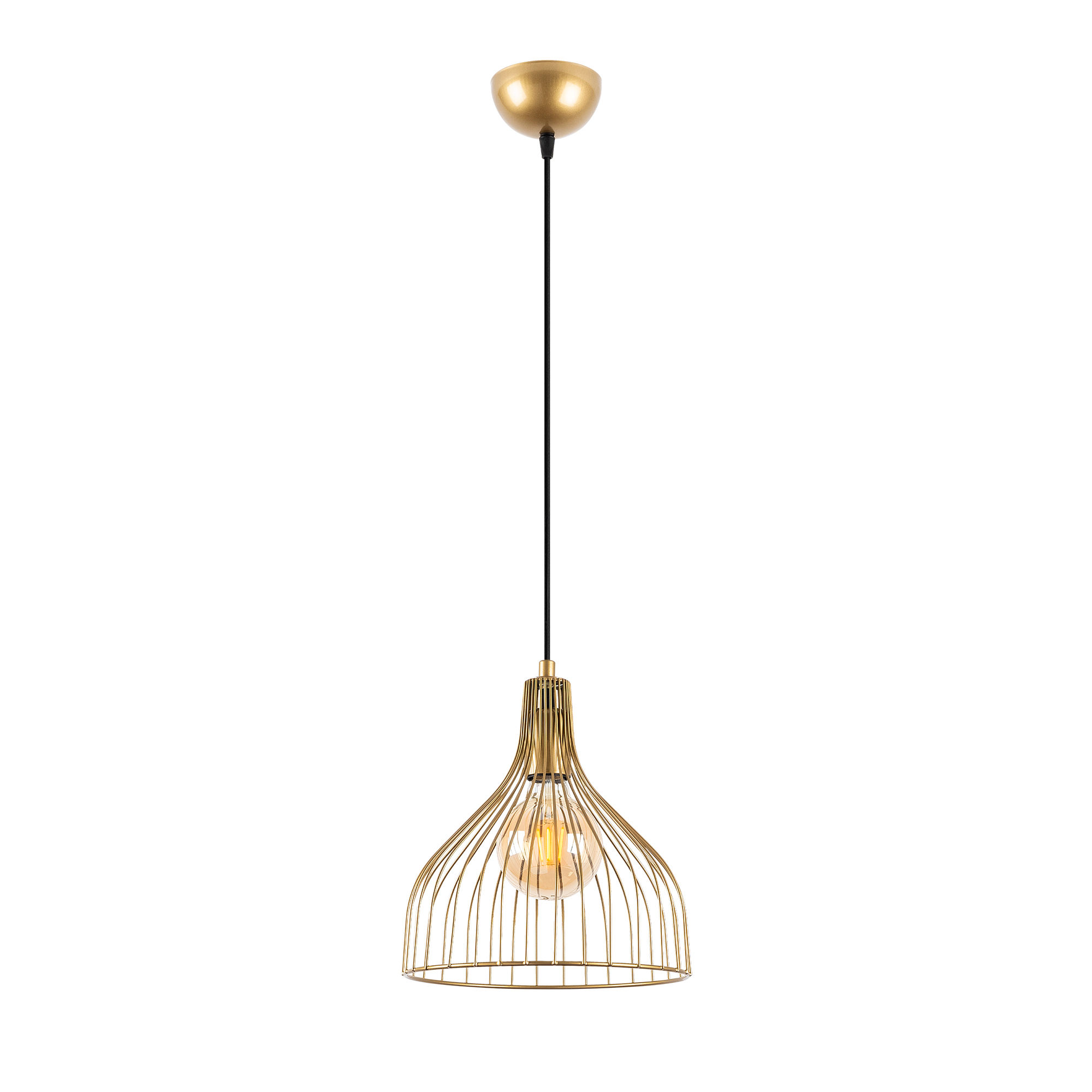 Cafu Lustre | Hauteur réglable | Or brillant - Image 2