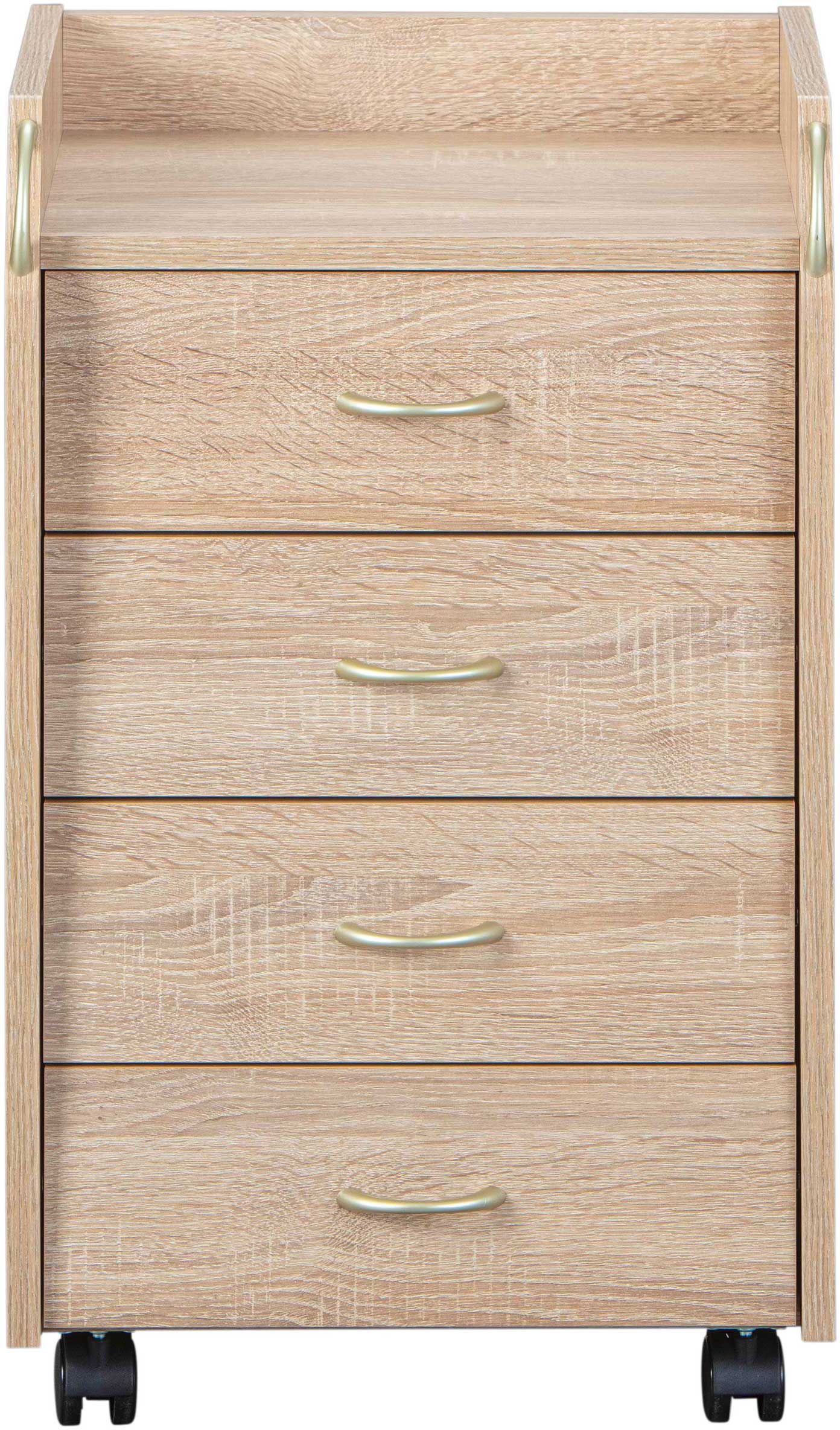 Caisson à tiroirs Frits avec quatre tiroirs - chêne sonoma - Image 2