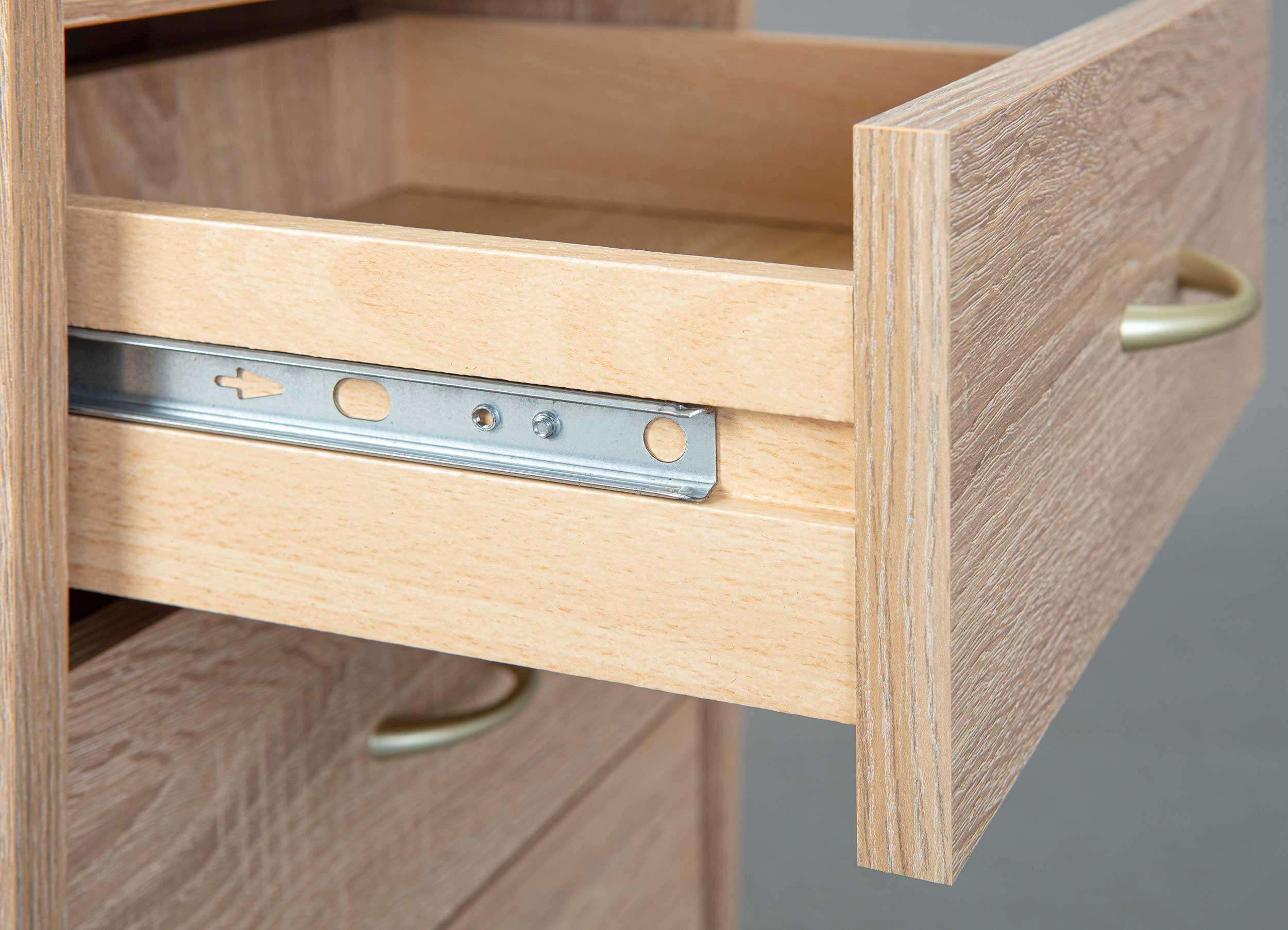 Caisson à tiroirs Frits avec quatre tiroirs - chêne sonoma - Image 8
